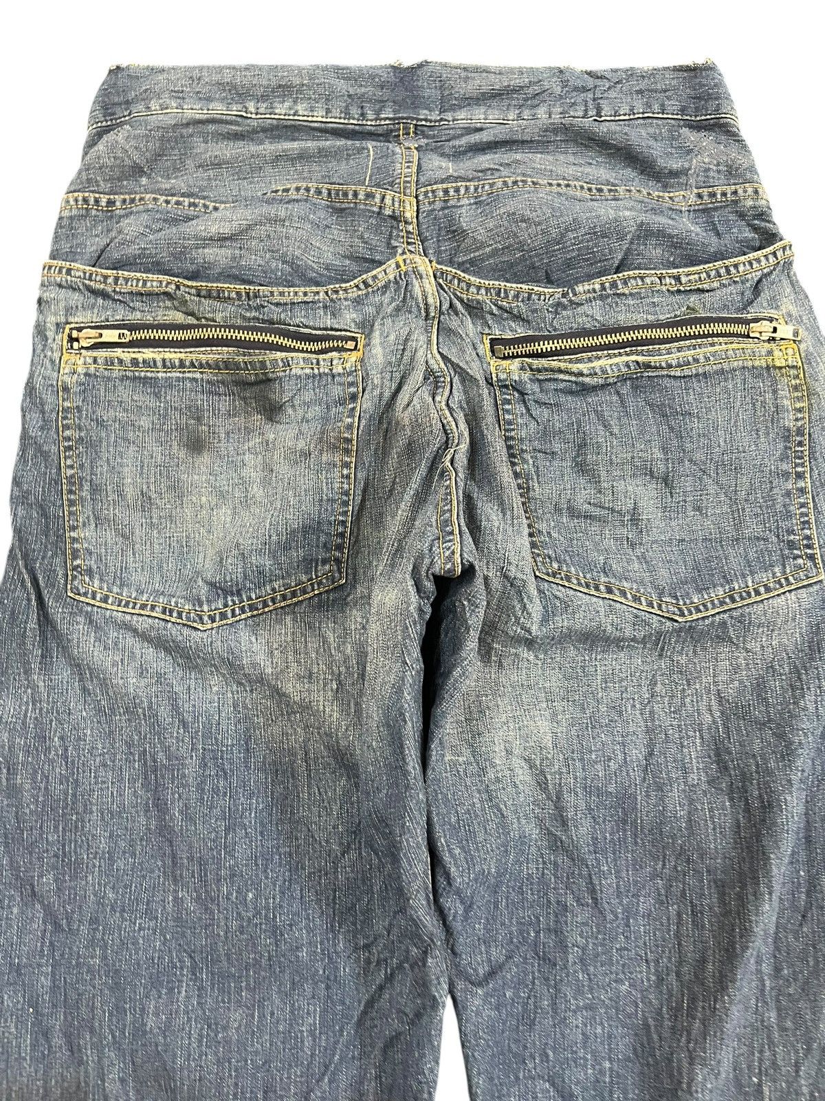 WHIZ LIMITED Vintage Whiz Limited Double Pocket Trash Denim Size US 32 / EU 48 - 8 Thumbnail