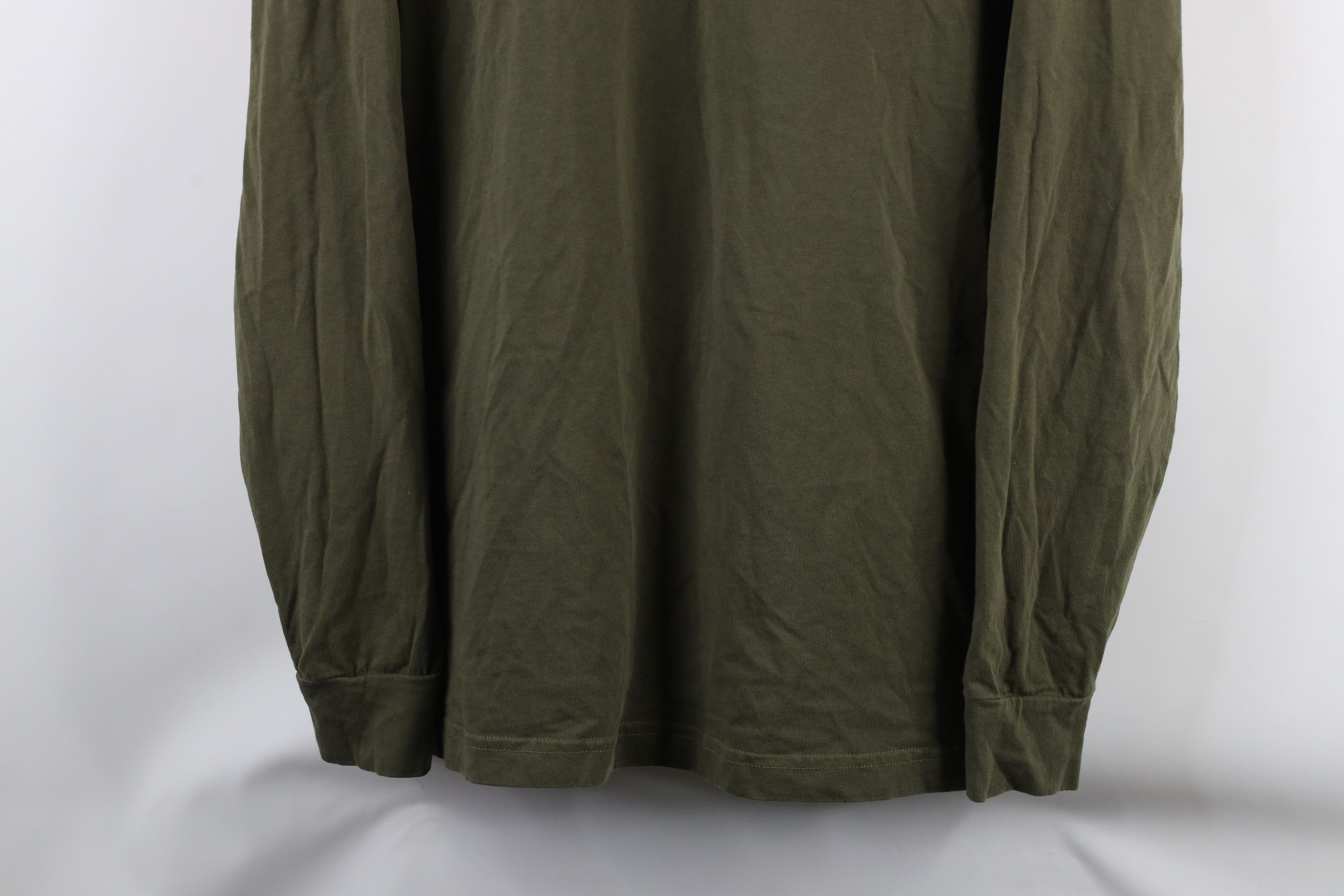 Puma × Vintage Vintage 90s Puma Out Long Sleeve Turtleneck T-Shirt Olive Size US XL / EU 56 / 4 - 3 Thumbnail
