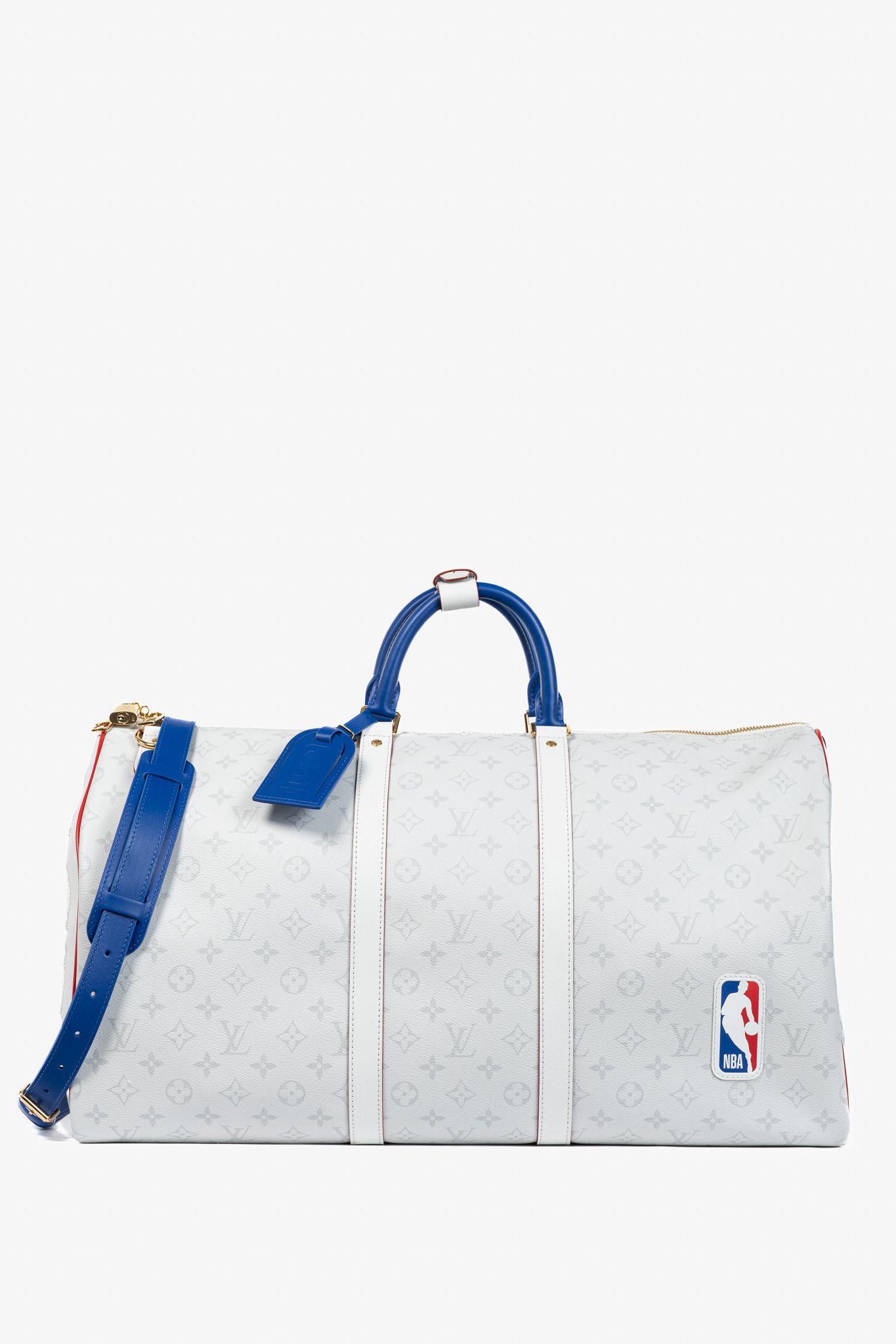 Louis Vuitton × NBA Louis Vuitton Keepall 55 Bandouliere Basketball Monogram Bag Size ONE SIZE - 1 Thumbnail