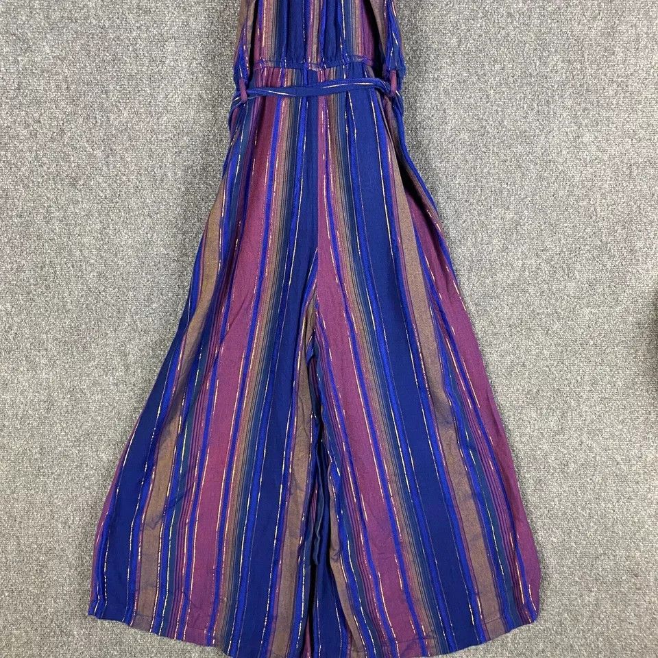 Cleobella Cleobella Women's Size 6 Jumpsuit Striped Adults Sleeveless Size 28" / US 6 / IT 42 - 6 Thumbnail
