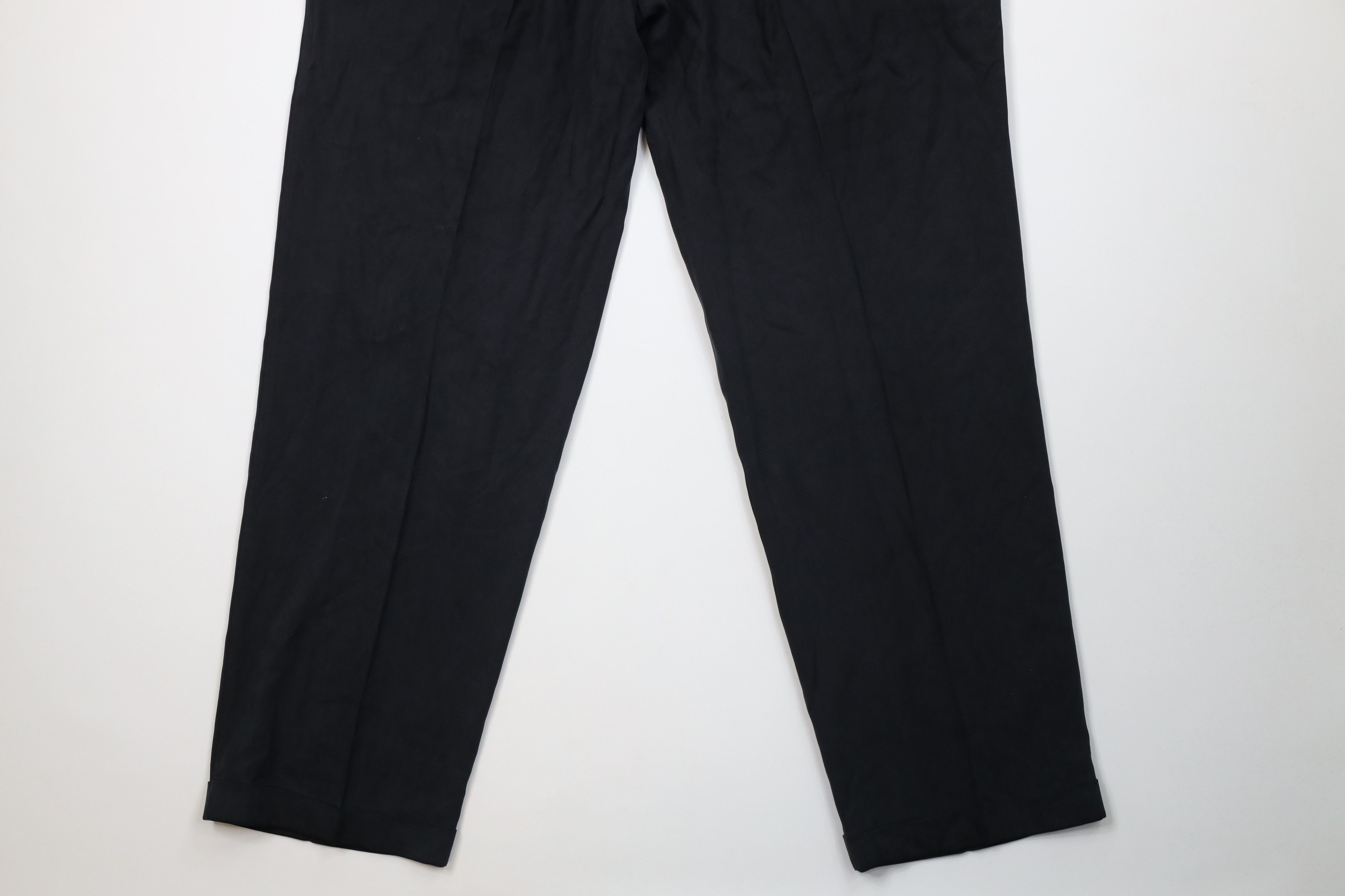 Vintage Vintage 90s Streetwear Silk Herringbone Wide Leg Chino Pants Size US 40 / EU 56 - 12 Thumbnail