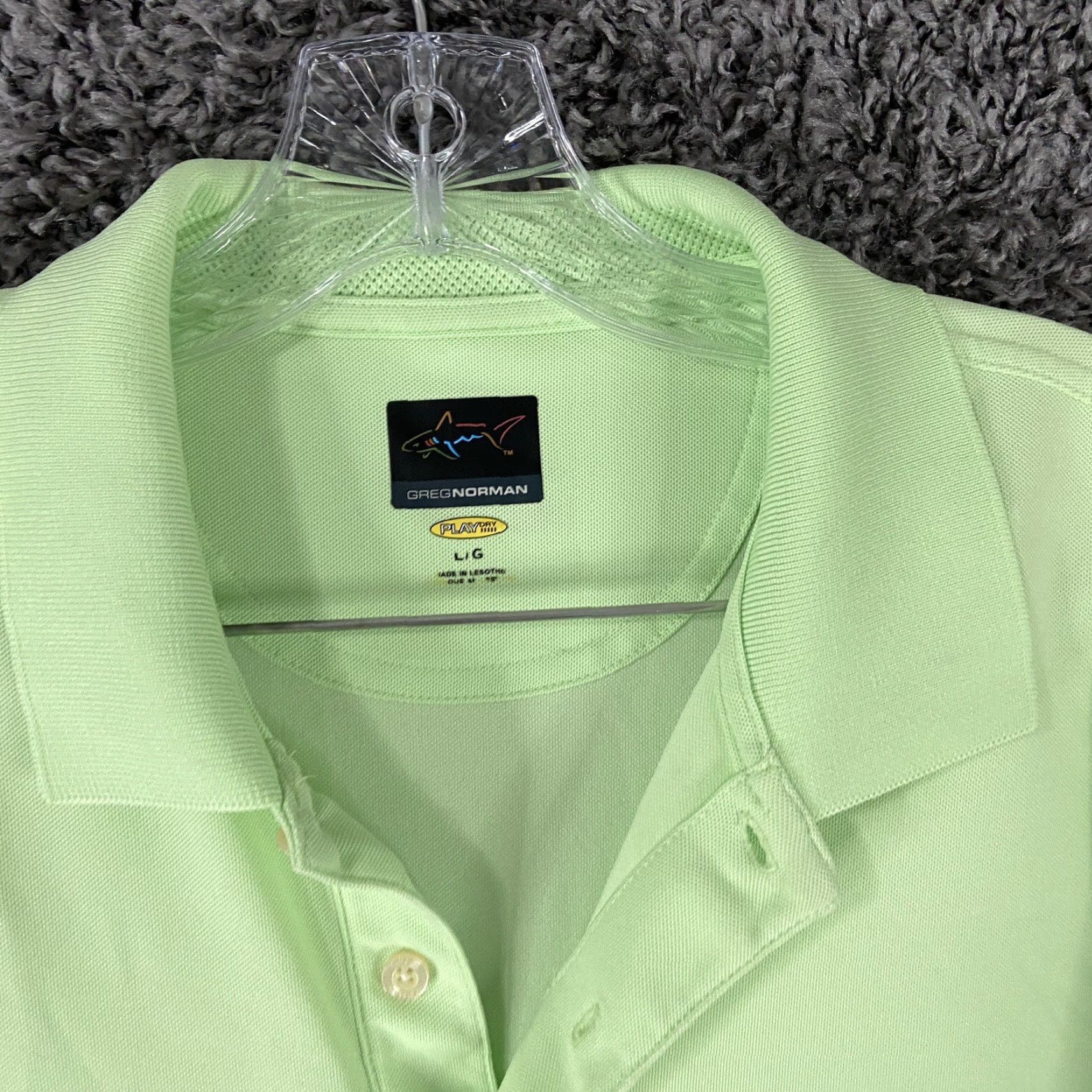 Vintage Greg Norman Play Dry Green Polo Men L Size US L / EU 52-54 / 3 - 5 Thumbnail