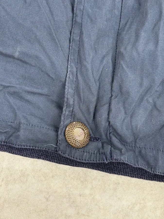 Vintage 2000s Gianni Versace Versus Navy Minimalist Light Bomber Jacket Size US S / EU 44-46 / 1 - 9 Thumbnail