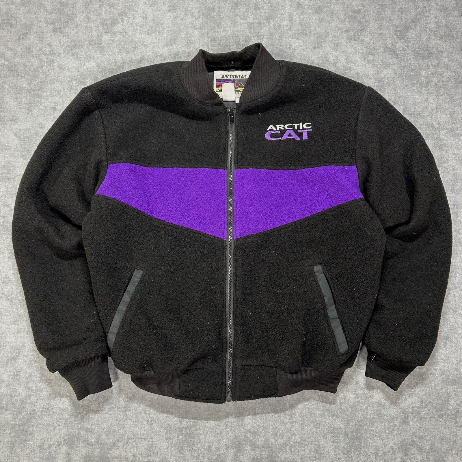 Vintage VTG Arctic Cat Arctic Wear snowmobile fleece jacket mens L Size US L / EU 52-54 / 3 - 1 Thumbnail