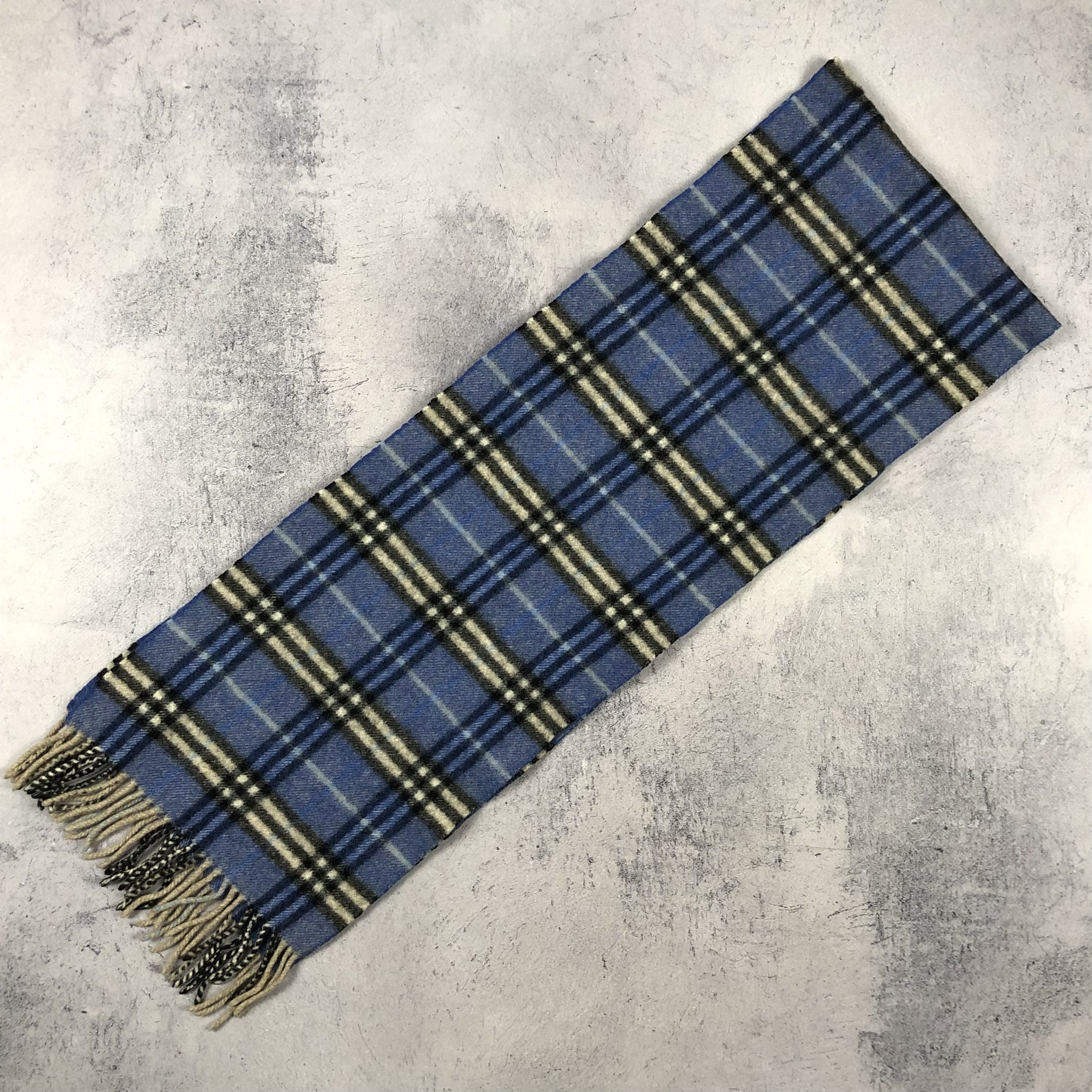 Burberry Vintage Burberry London Scarf Blue Nova Check Size ONE SIZE - 9 Thumbnail