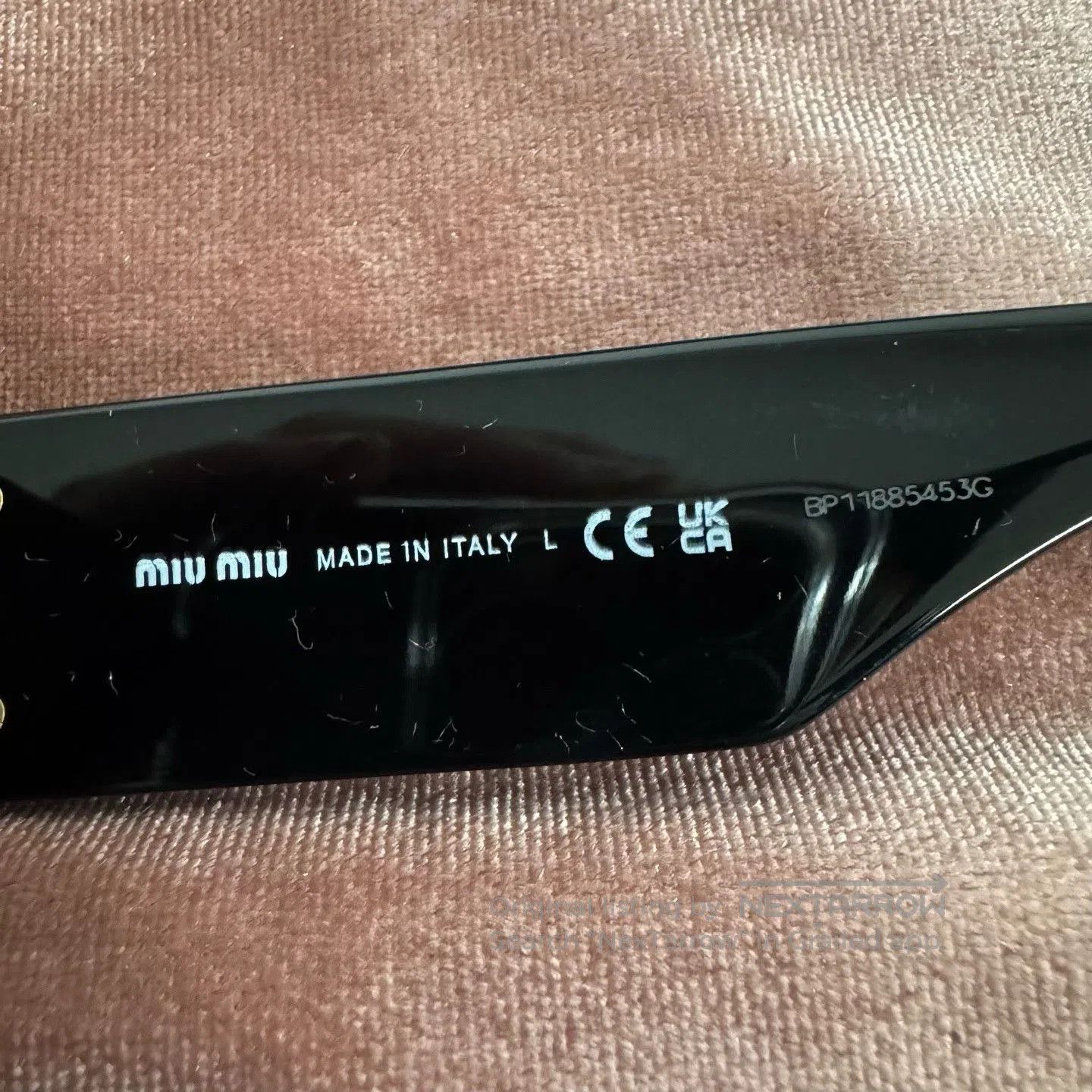 Miu Miu Miu Miu Letter Logo Oval Sunglasses. Size ONE SIZE - 5 Thumbnail