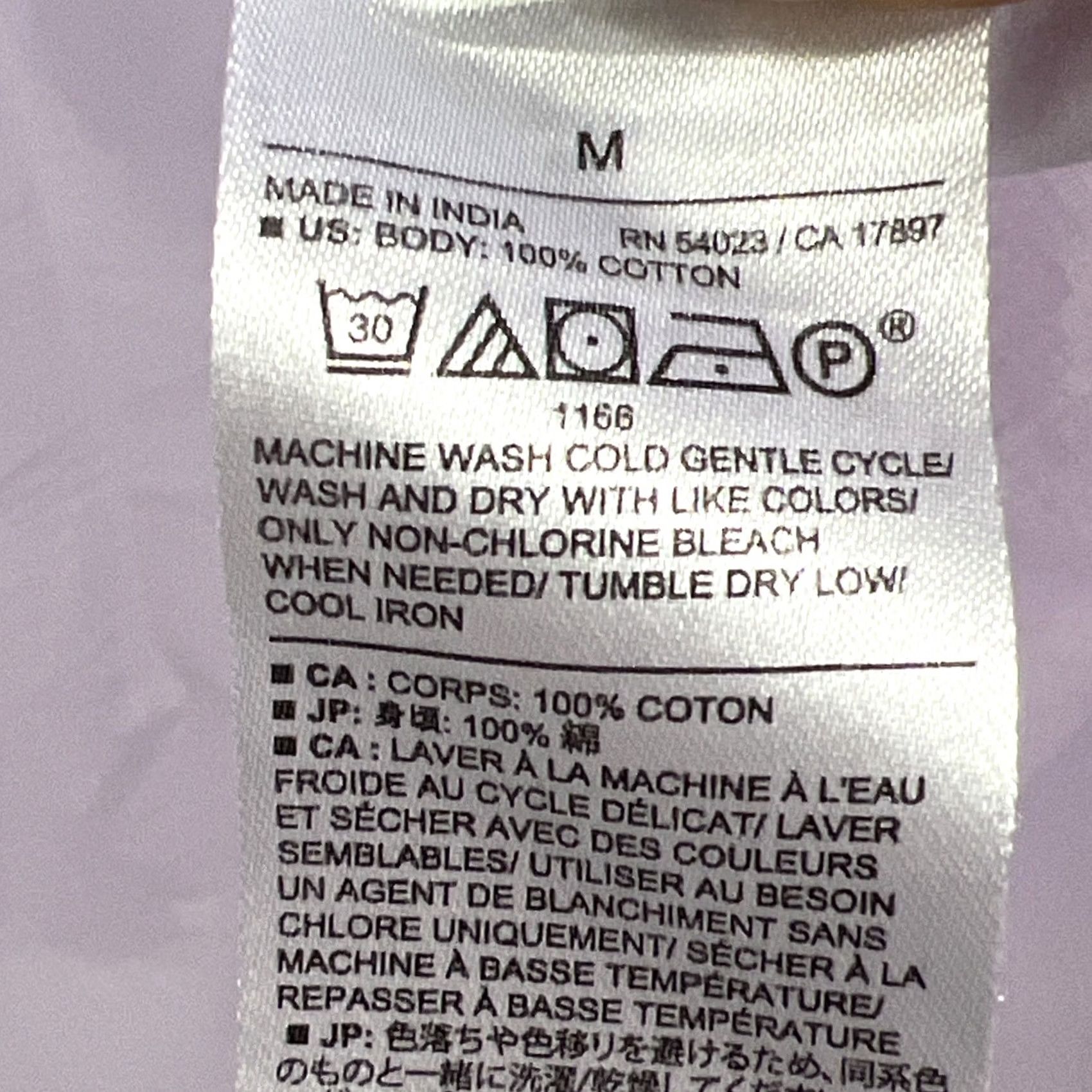 Banana Republic Banana Republic Women M Orchid Petal Lilac 100% Cotton Button Front Shirt Size M / US 6-8 / IT 42-44 - 3 Thumbnail