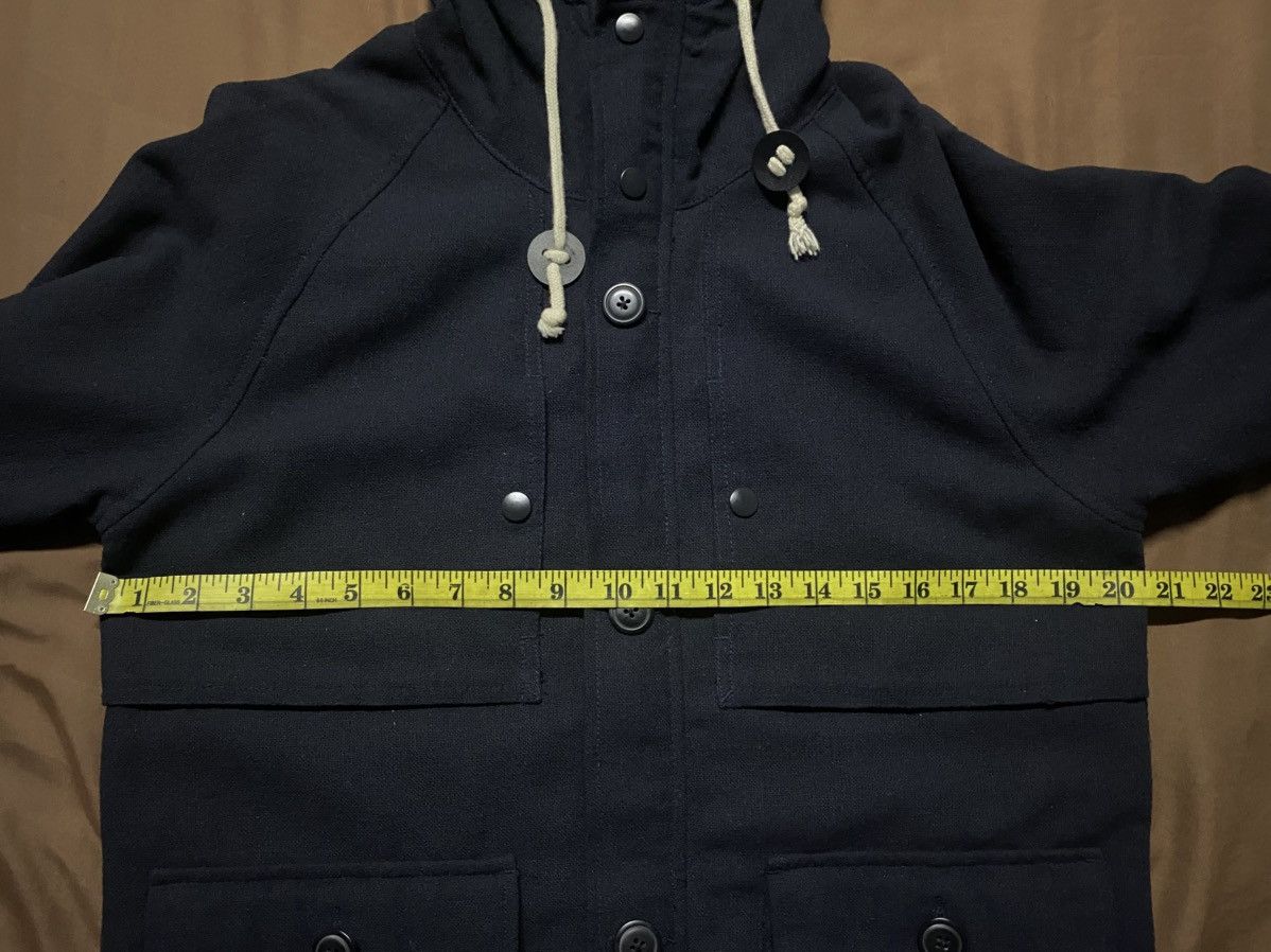 Japanese Brand Back Number Wool Utility Hooded Jacket Size US M / EU 48-50 / 2 - 8 Thumbnail