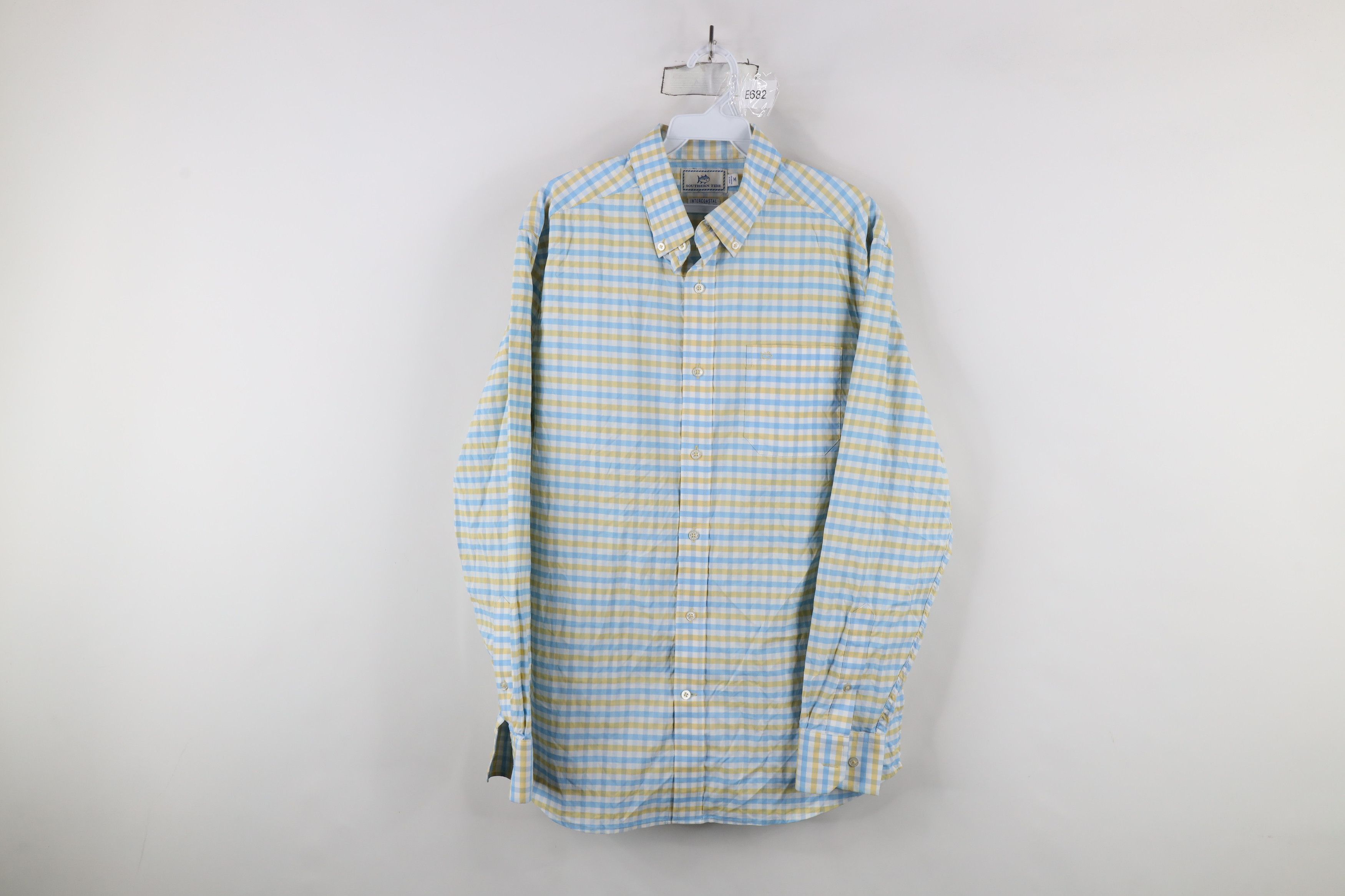 Southern Tide × Vintage Southern Tide Fish Logo Collared Button Down Shirt Plaid Size US M / EU 48-50 / 2 - 1 Thumbnail