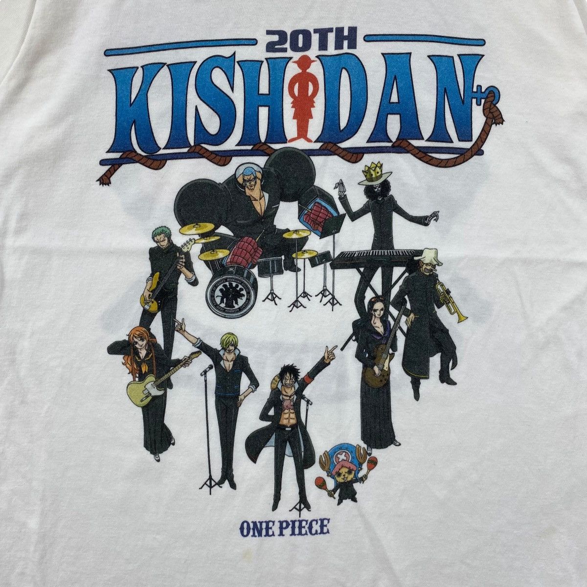Japanese Brand KISHIDAN x ONE PIECE 20th Anniversary Tee Shirt Medium Size Size US M / EU 48-50 / 2 - 2 Thumbnail