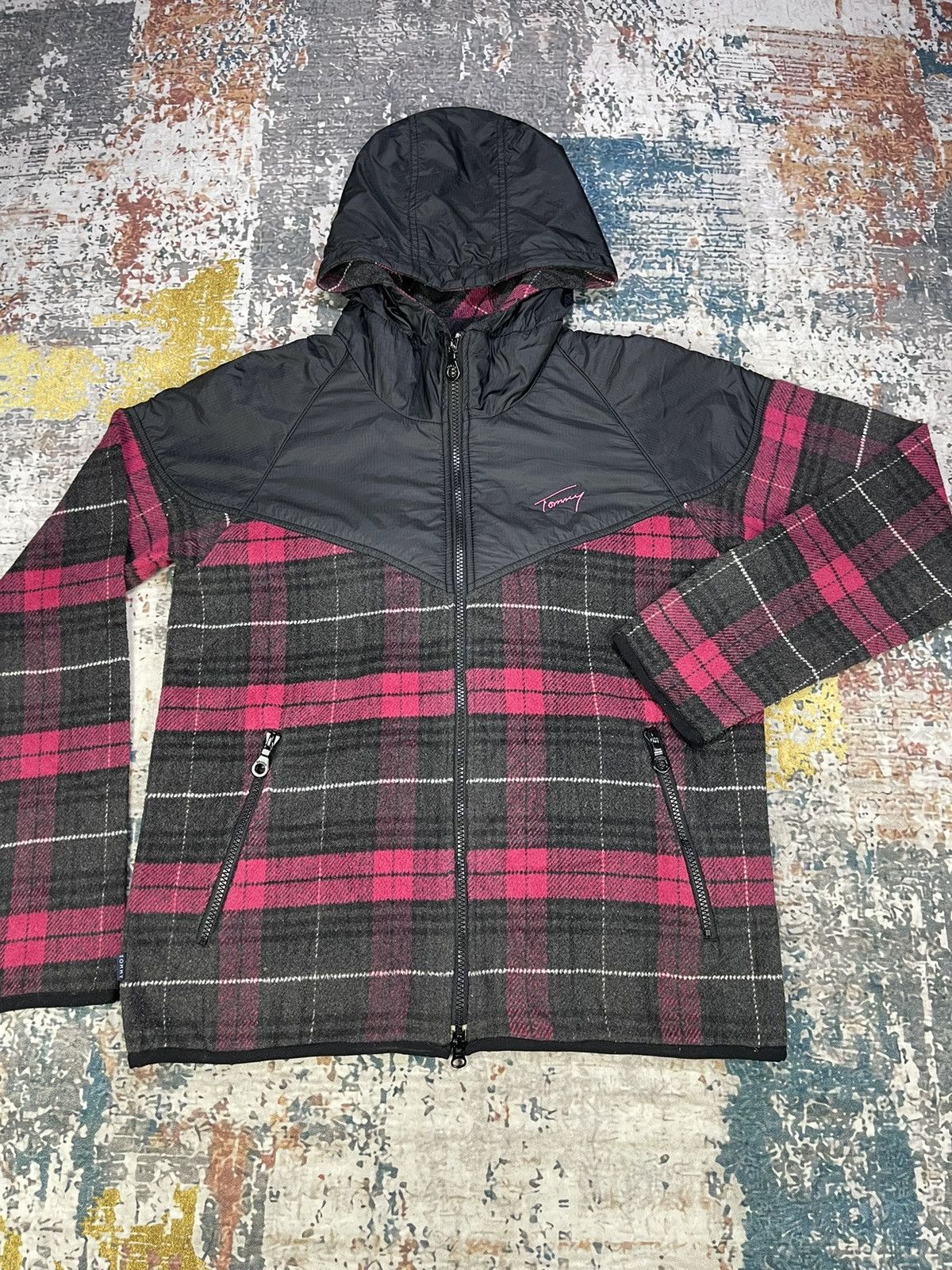 Tommy Hilfiger Tommy Checked Plaid Zipper Hoodie Jackets Size US S / EU 44-46 / 1 - 2 Thumbnail