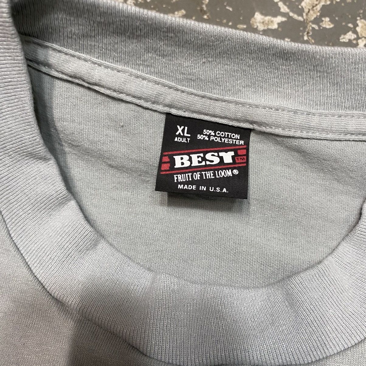 Other Vintage Fruit Of The Loom Best Grey Blank 90s Single Stitch Size US XL / EU 56 / 4 - 3 Thumbnail
