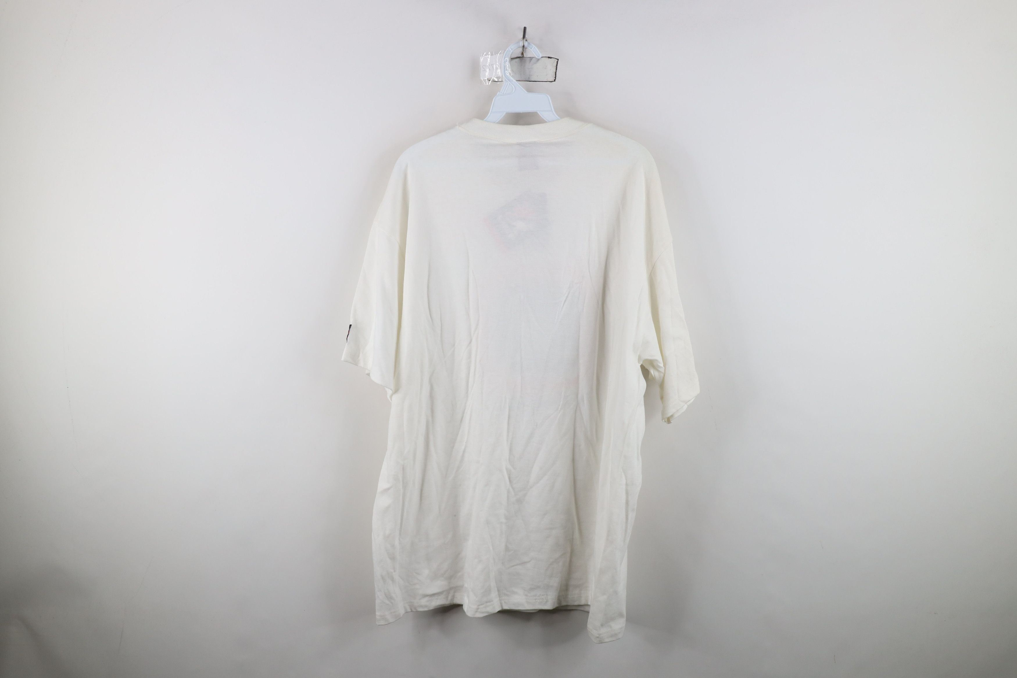 Vintage Deadstock Vintage 90s Kangol Short Sleeve T-Shirt White Size US L / EU 52-54 / 3 - 12 Thumbnail