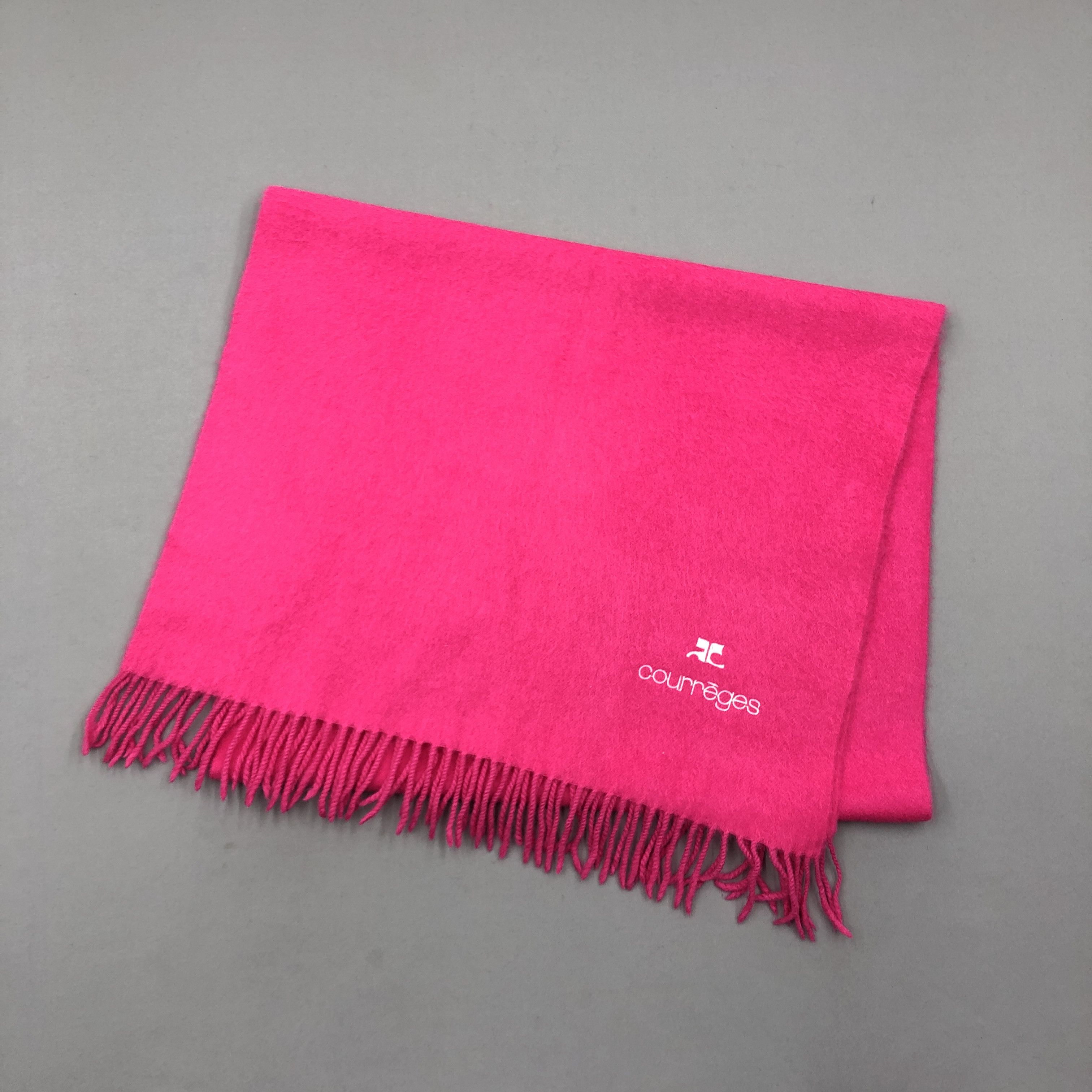 Courreges Vintage Courreges Scarf Muffler Wool Cashmere Scarves Size ONE SIZE - 2 Thumbnail