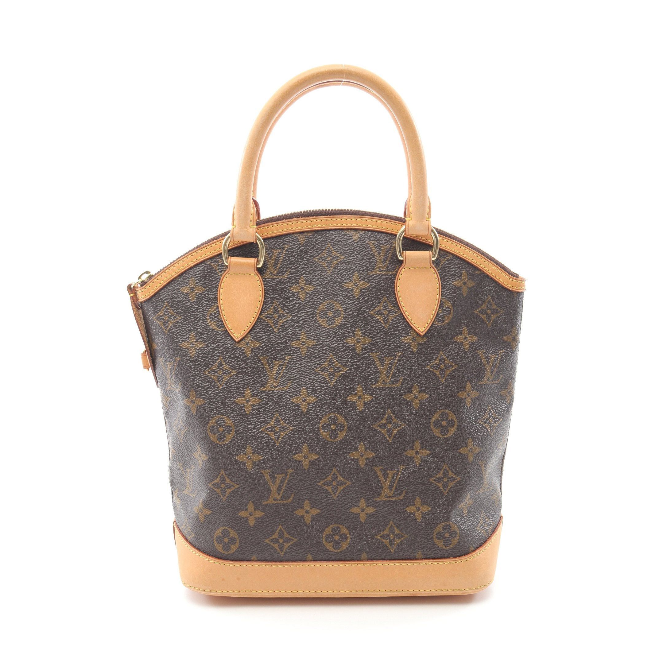 Louis Vuitton Louis Vuitton Lockit Monogram Handbag Leather Brown Size ONE SIZE - 1 Thumbnail