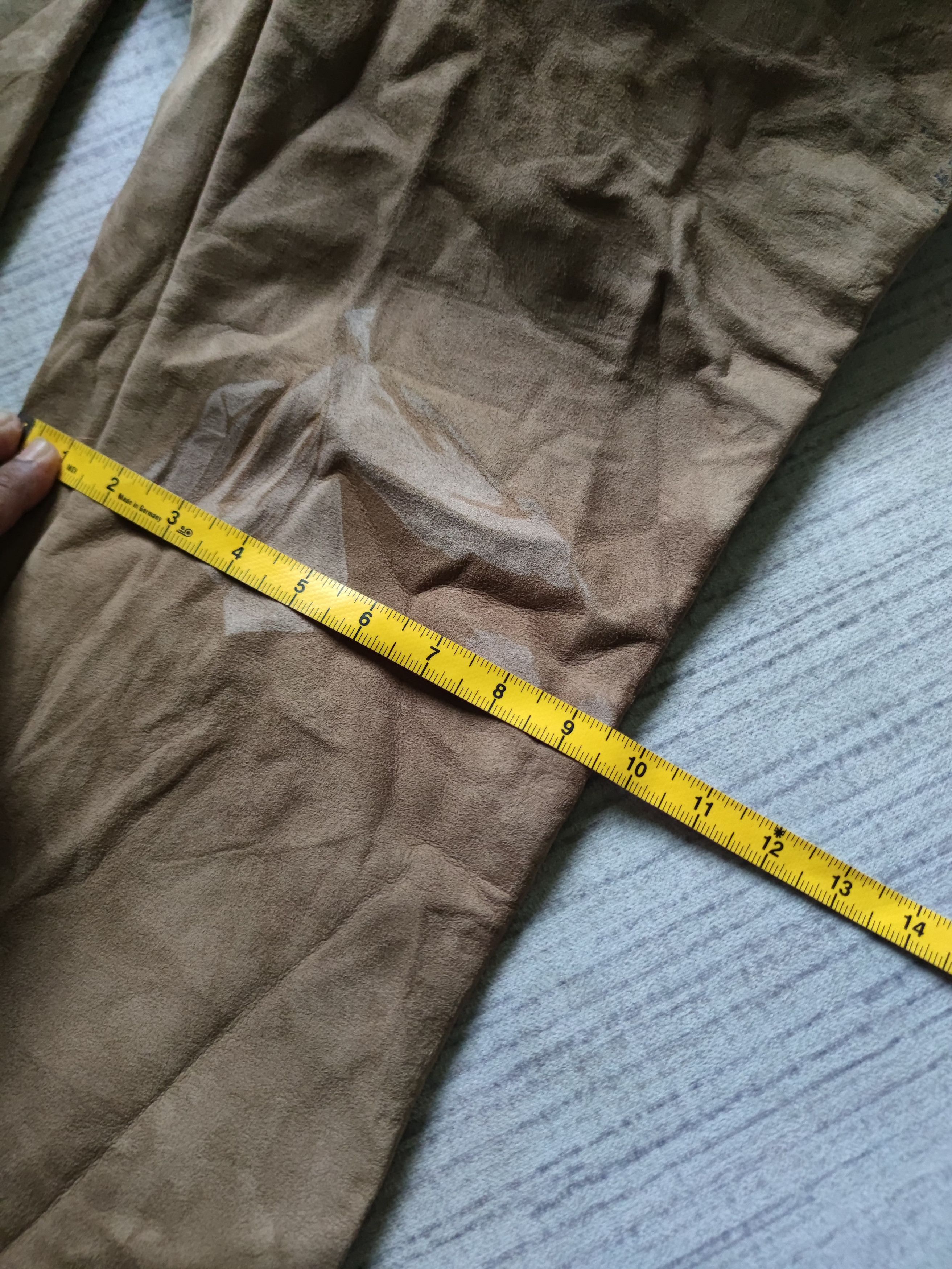 Yohji Yamamoto A.A.R. Yohji Yamamoto Suede Leather Pant Size US 30 / EU 46 - 13 Thumbnail