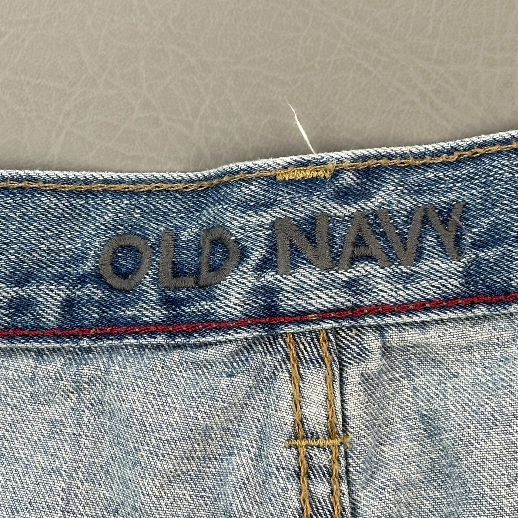 Old Navy VINTAGE Old Navy Jeans Mens 36x34 Baggy Loose Painter Carpenter Skate Y2K 90s Grunge Hip Hop Retro Logo 5-Pocket Denim Blue Size US 34 / EU 50 - 6 Thumbnail