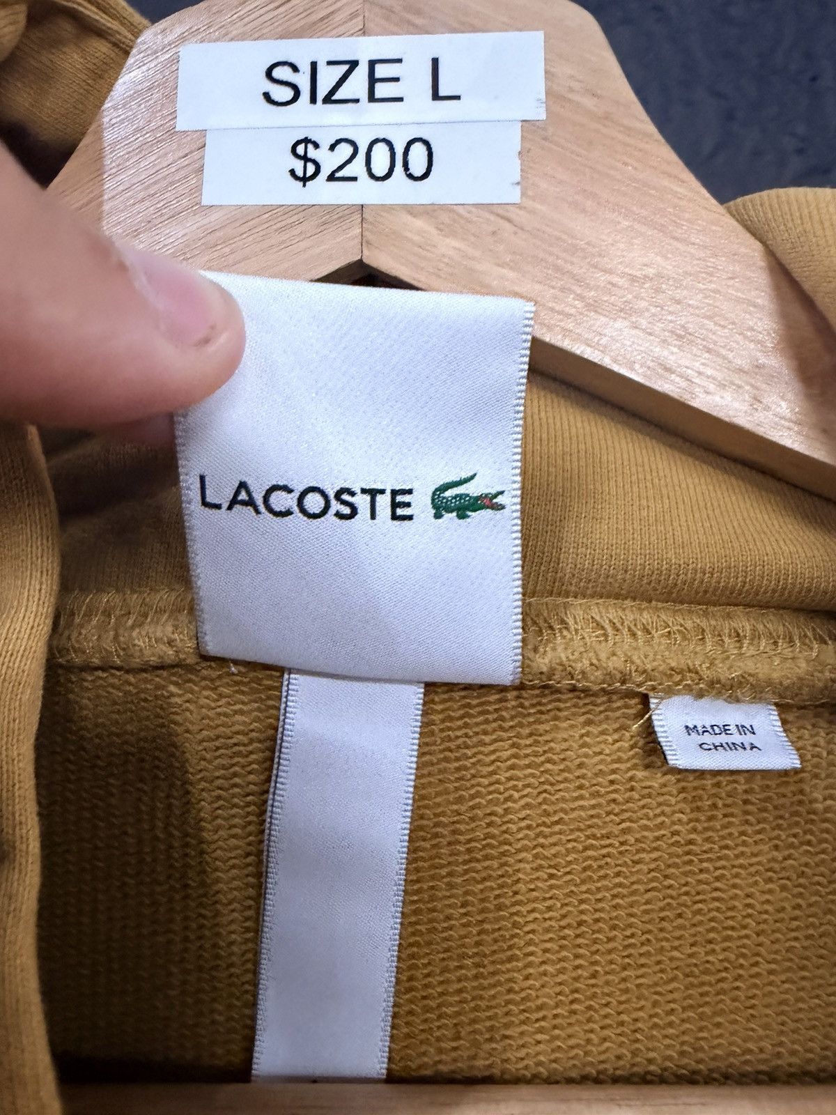 Lacoste × Supreme Supreme x Lacoste Hoodie Size US L / EU 52-54 / 3 - 4 Thumbnail
