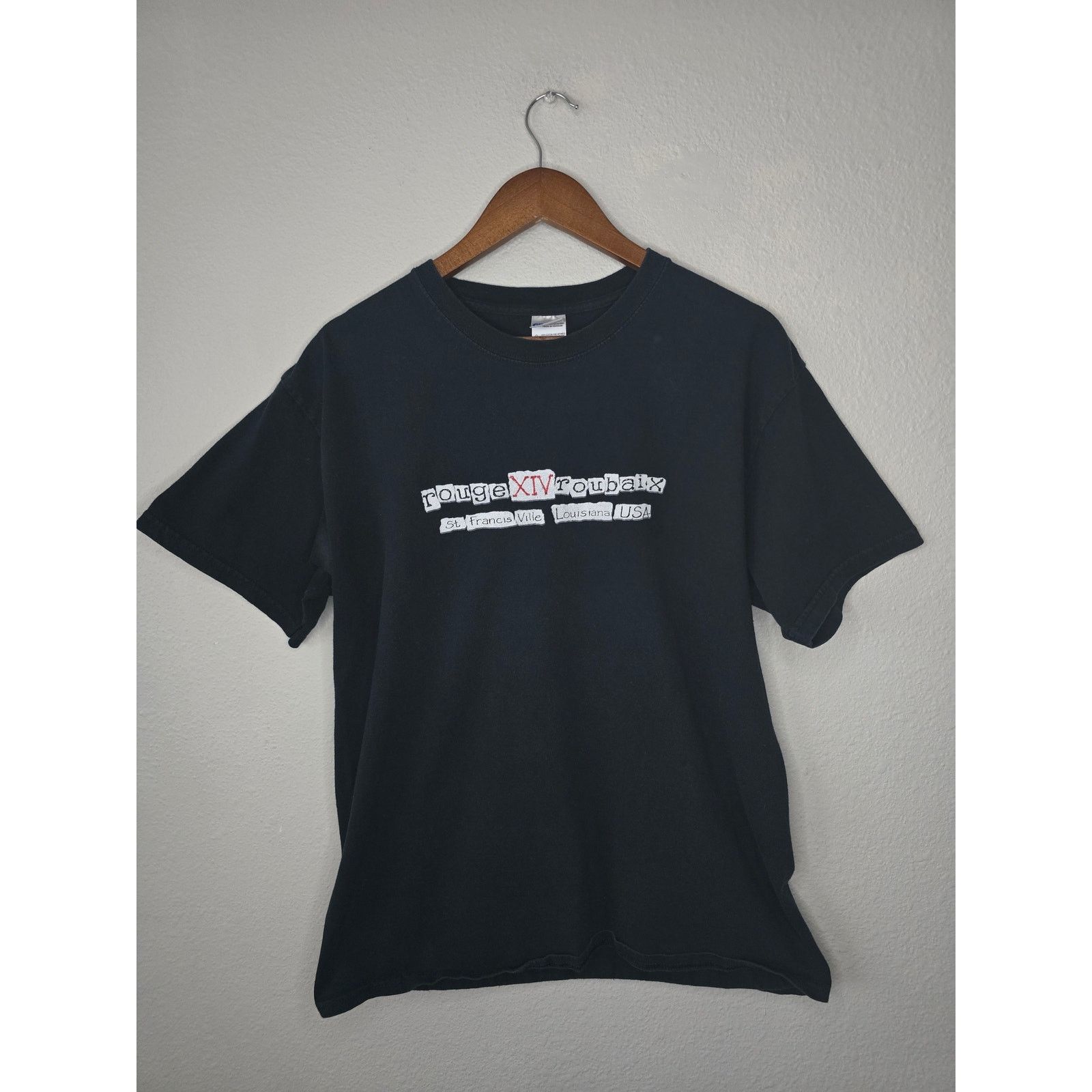 Gildan Rouge Roubaix XIV Shirt St Francisville Cycling Black L Tee Size US L / EU 52-54 / 3 - 1 Thumbnail