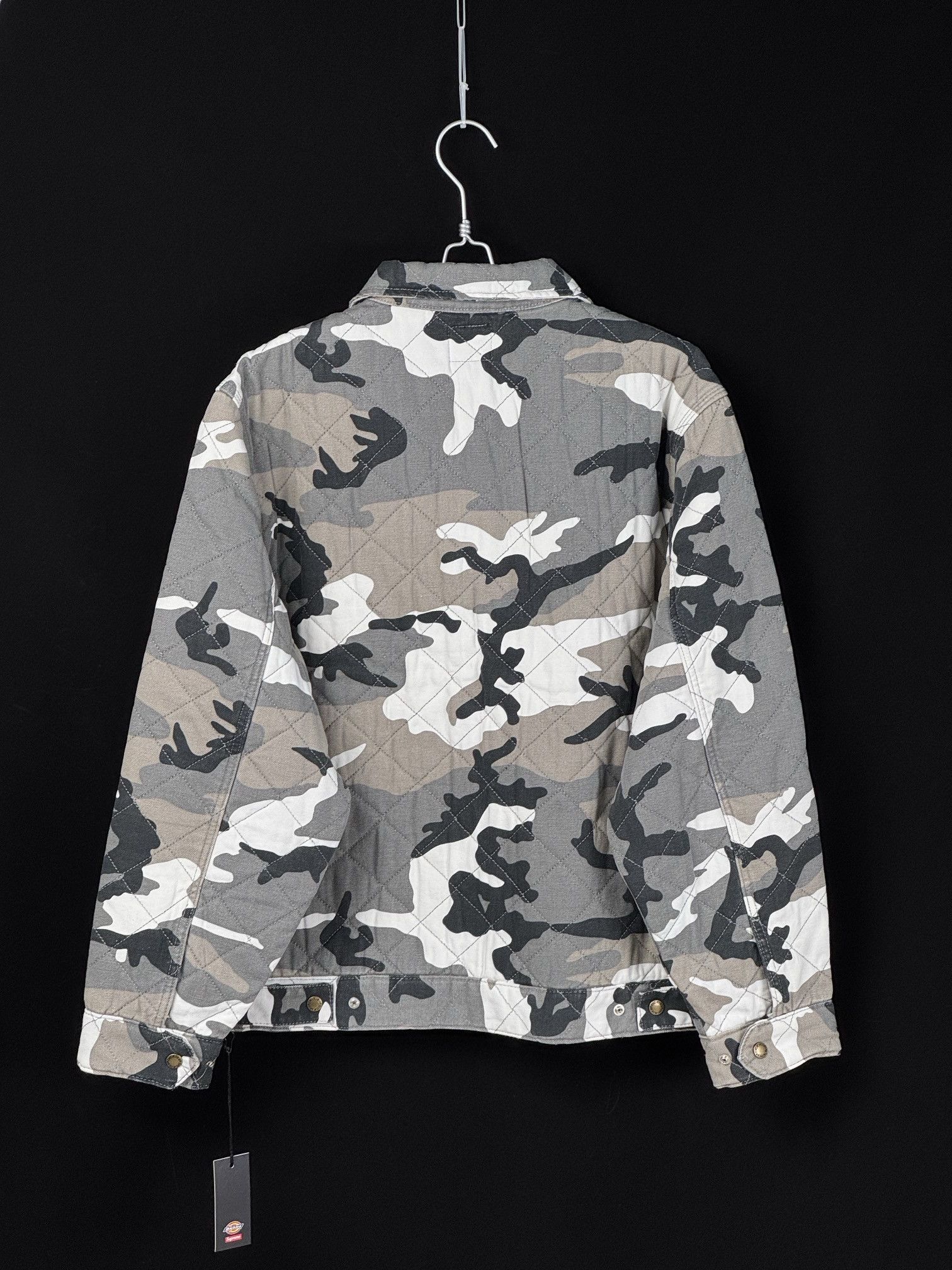 Supreme Dickies Quilted Work Jacket カモフラ Supreme Dickies Quilted Work Jacket Grey Camo