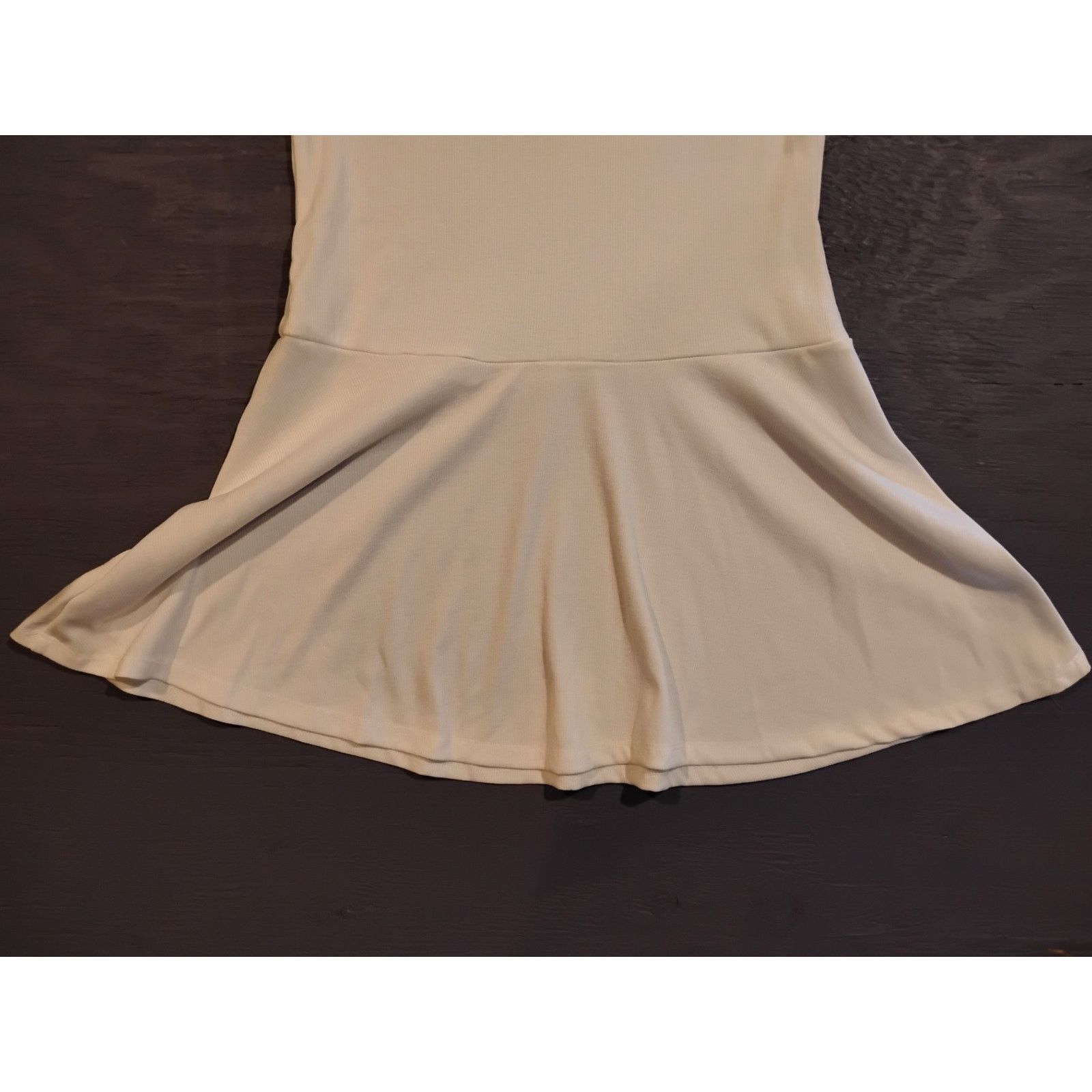 Shein Shein (Large) Women's White Polo Dress Size L / US 10 / IT 46 - 14 Thumbnail