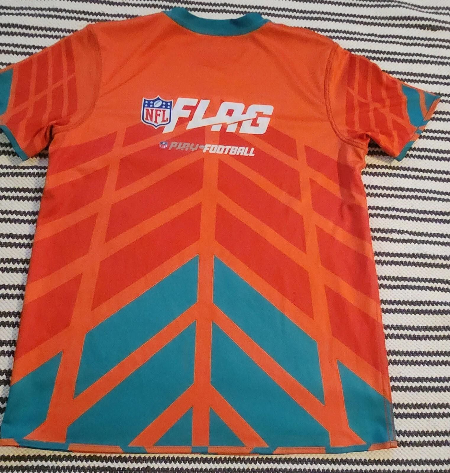 Unknown London Miami Dolphins Reversible NFL Flag Football Jersey MEDIUM Size US M / EU 48-50 / 2 - 4 Thumbnail
