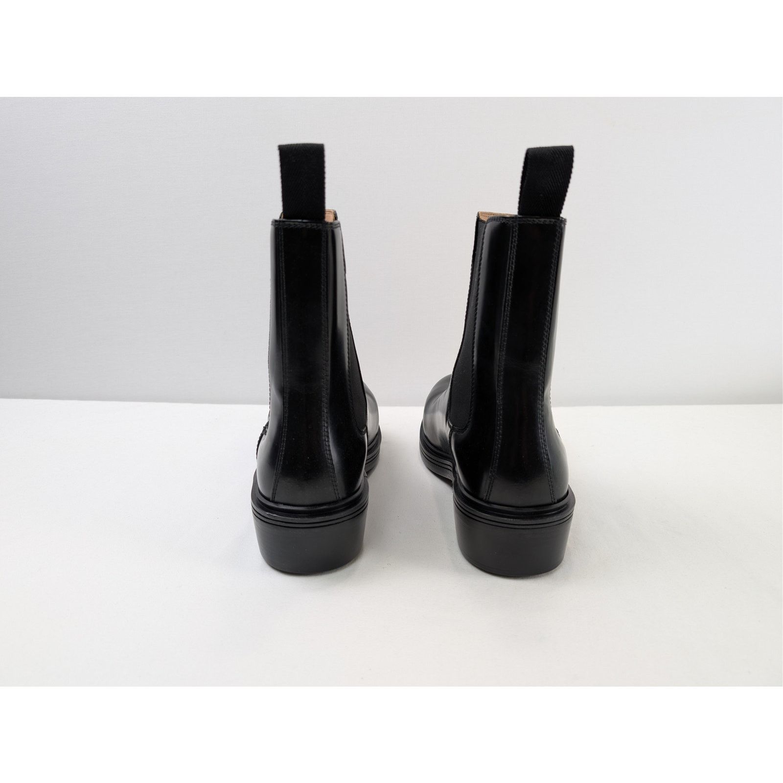Bottega Veneta o1rshd1 Q:2 / Brushed Vinyl Fireman Ankle Boots in Black Size US 10 / EU 43 - 8 Thumbnail