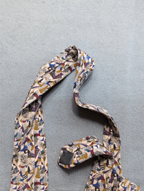 Lanvin Vintage LANVIN Paris Silk Tie pink Abstract pattern Size ONE SIZE - 4 Thumbnail