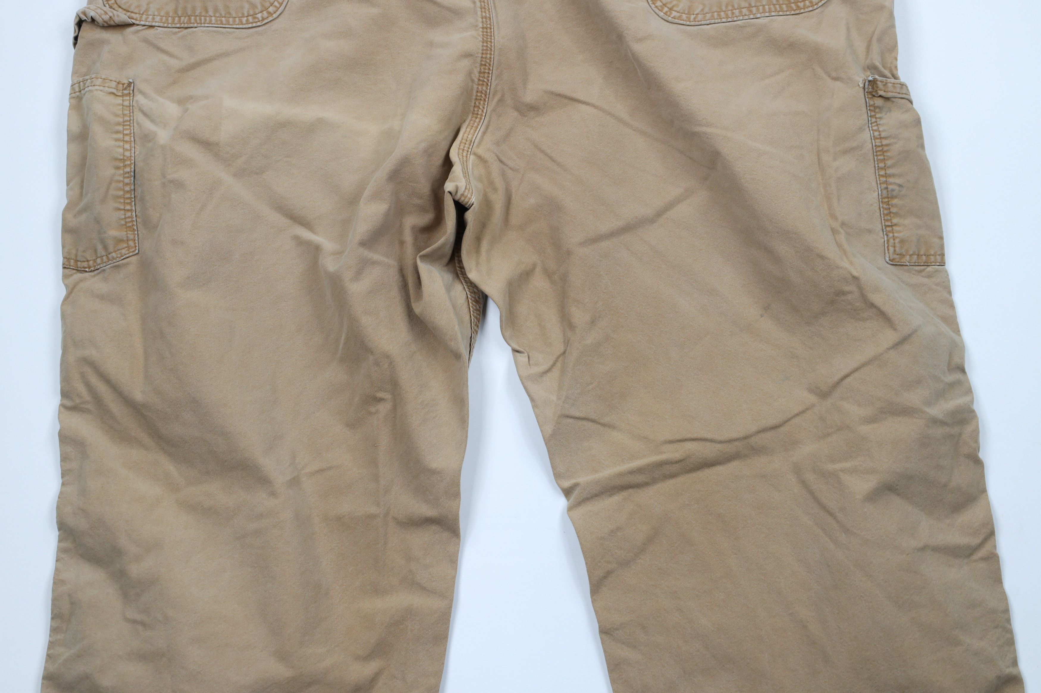 Carhartt × Vintage Vintage Carhartt Out Wide Leg Dungaree Pants Duck Brown Size US 44 / EU 60 - 14 Thumbnail