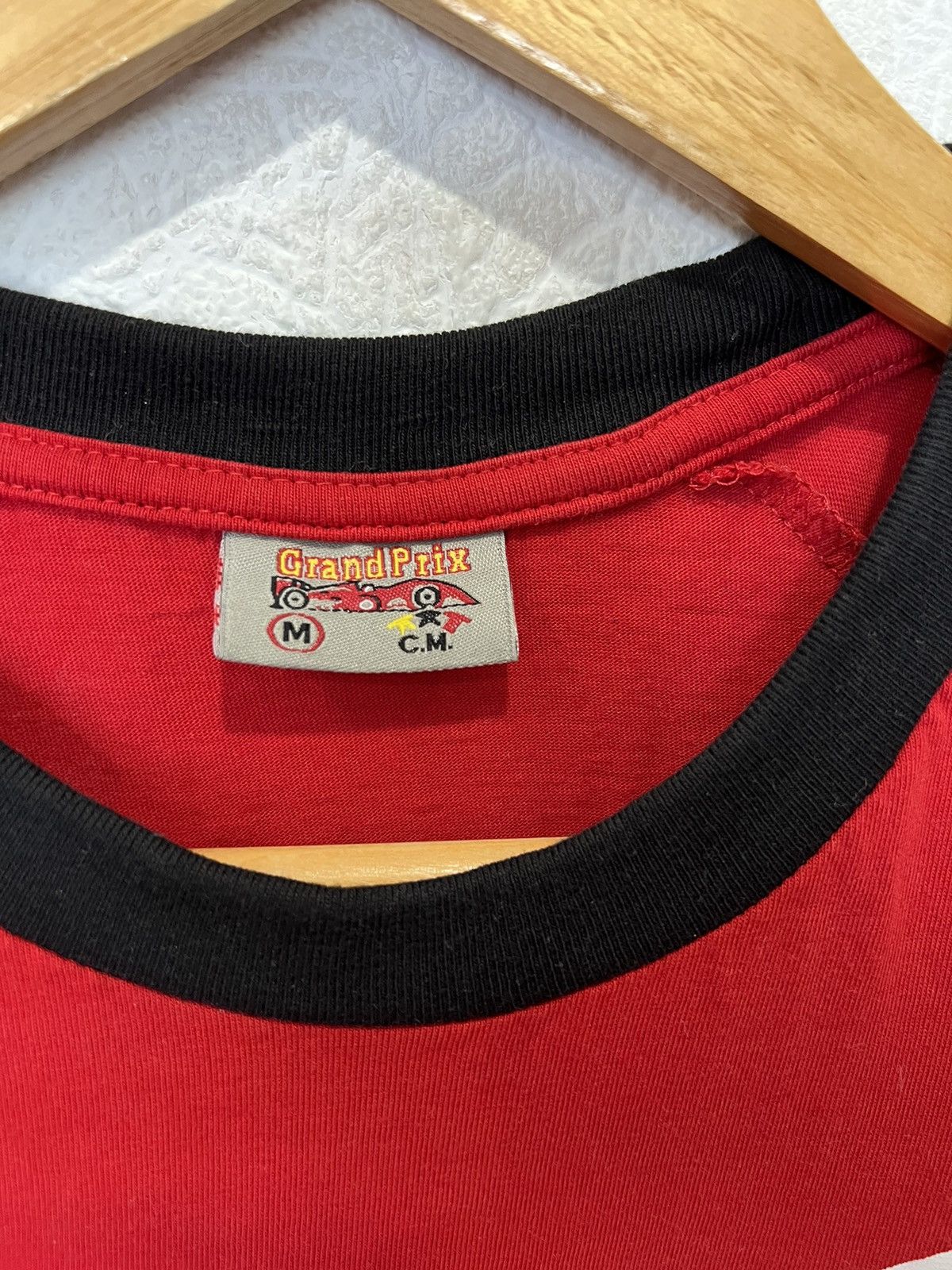 Club Monaco × Vintage Vintage Monaco Grand Prix Racing Red T Shirt Tee Size US S / EU 44-46 / 1 - 4 Thumbnail
