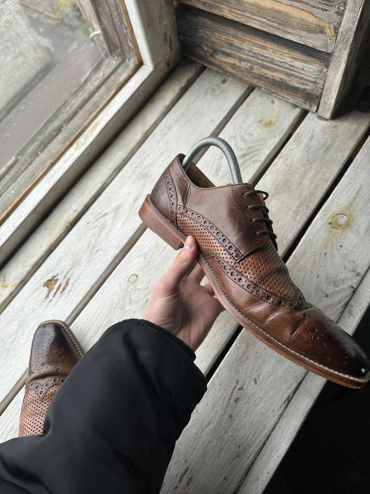 Melvin & Hamilton LUXURY 🚨 MELVIN & HAMILTON VNTG SHOES MEN BROWN LUXURY RARE Size US 10 / EU 43 - 15 Thumbnail