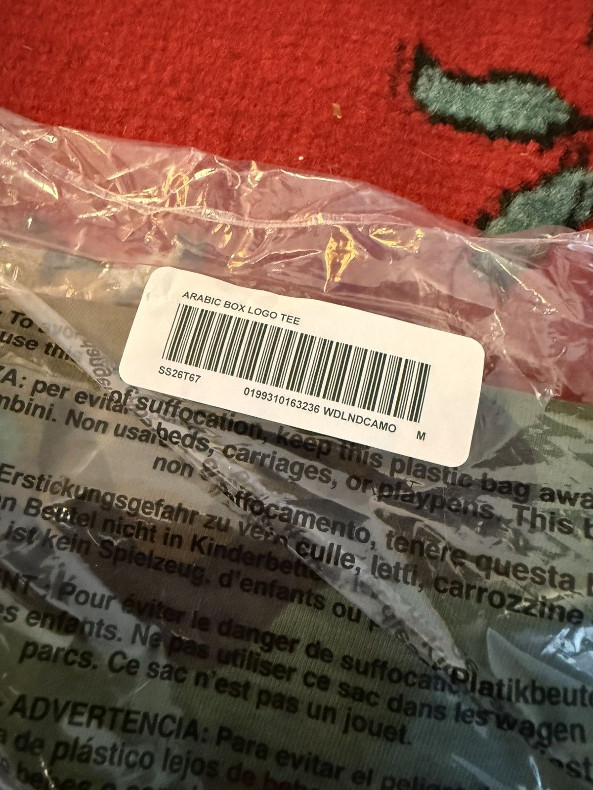 Supreme Arabic box logo Size US M / EU 48-50 / 2 - 2 Thumbnail