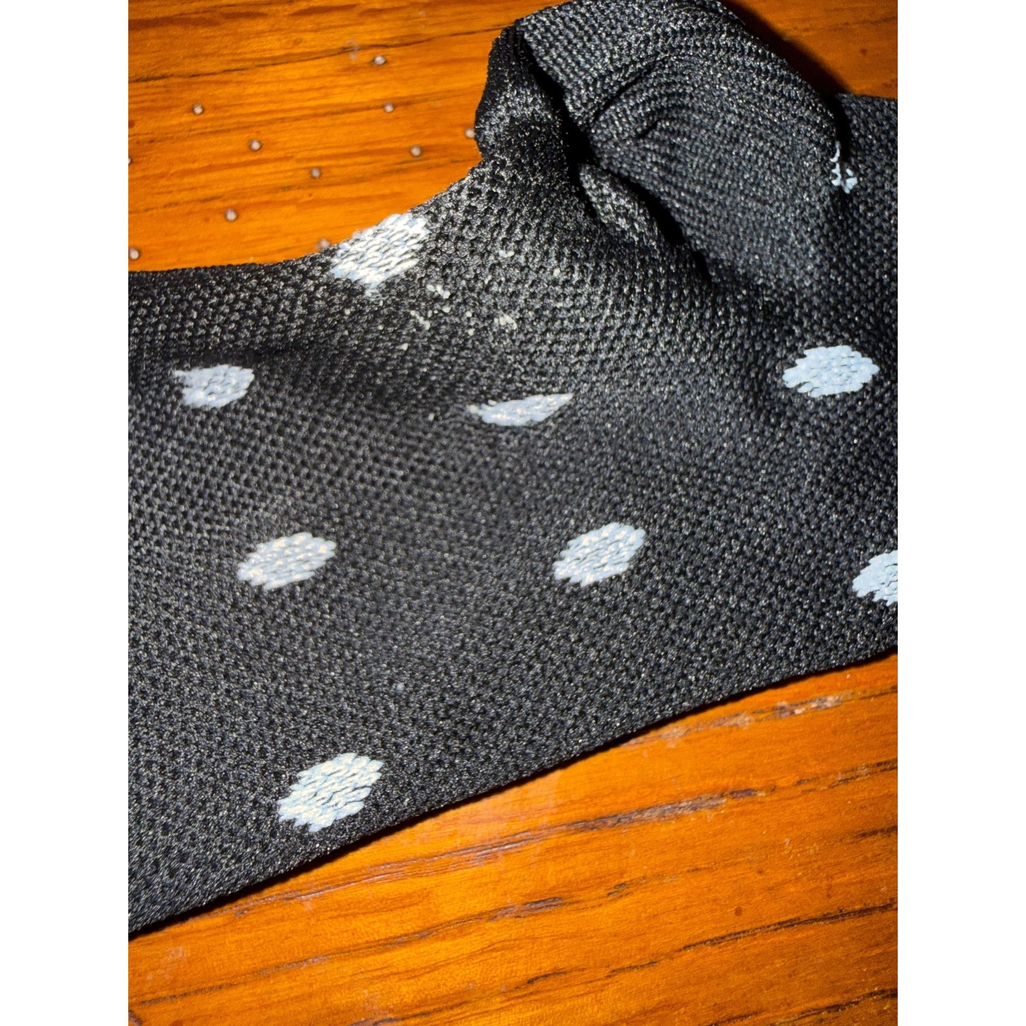 Other Polka Dot Knee-High Compression Socks Black & White Size ONE SIZE - 2 Thumbnail