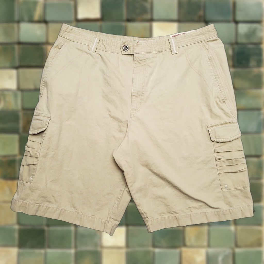 Vintage Columbia Cargo Shorts Men 38 Flat Front Khaki Outdoors Hiking Casual Beige Canvas Pockets Mens Size US 38 / EU 54 - 1 Thumbnail