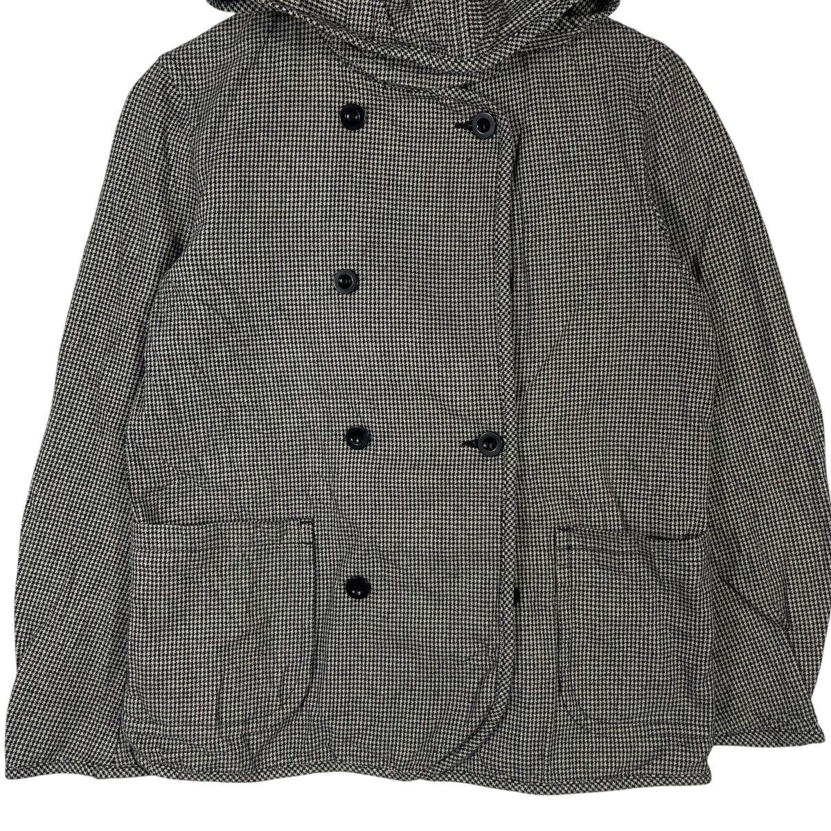 Danton DANTON Hooded Work Jacket | Houndstooth Pattern French Size US S / EU 44-46 / 1 - 5 Thumbnail