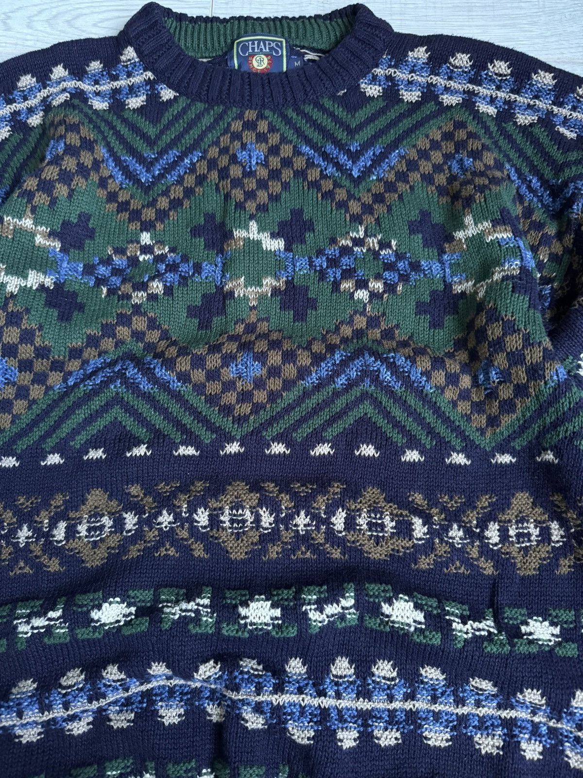 Chaps Ralph Lauren × Polo Ralph Lauren Vintage crewneck Chaps Polo Ralph Lauren knit sweater 90’s Size US M / EU 48-50 / 2 - 4 Thumbnail