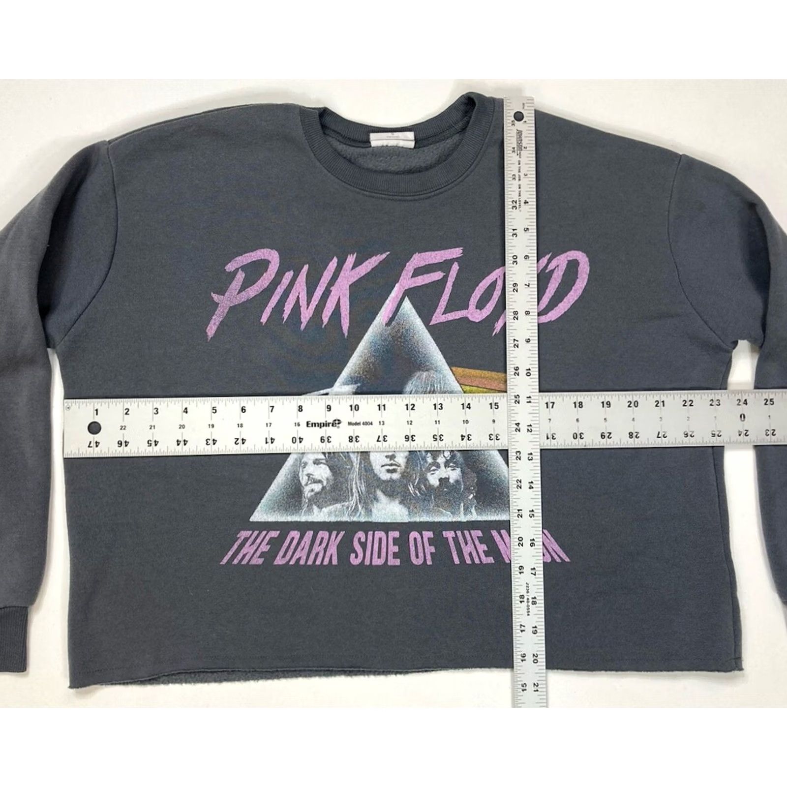 Vintage VINTAGE Pink Floyd Sweatshirt Women Small Gray Crew Neck Pullover Logo Graphic Print Lightweight Casual Summer Winter Fall Spring Size S / US 4 / IT 40 - 5 Thumbnail