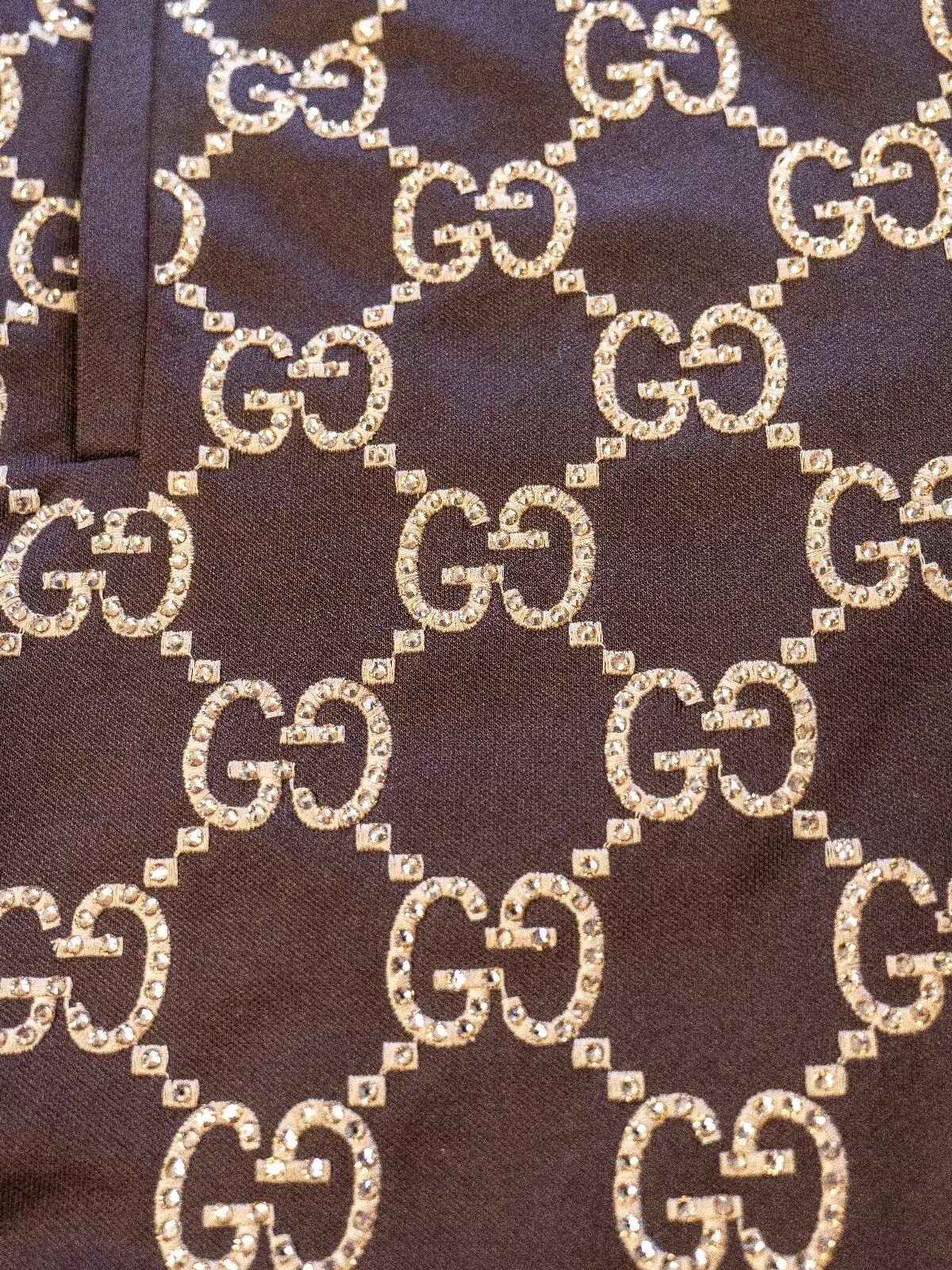 Gucci GUCCI NOJUM 690487 Brown Embroidered Trouser Pant Track Size US 28 / EU 44 - 5 Thumbnail