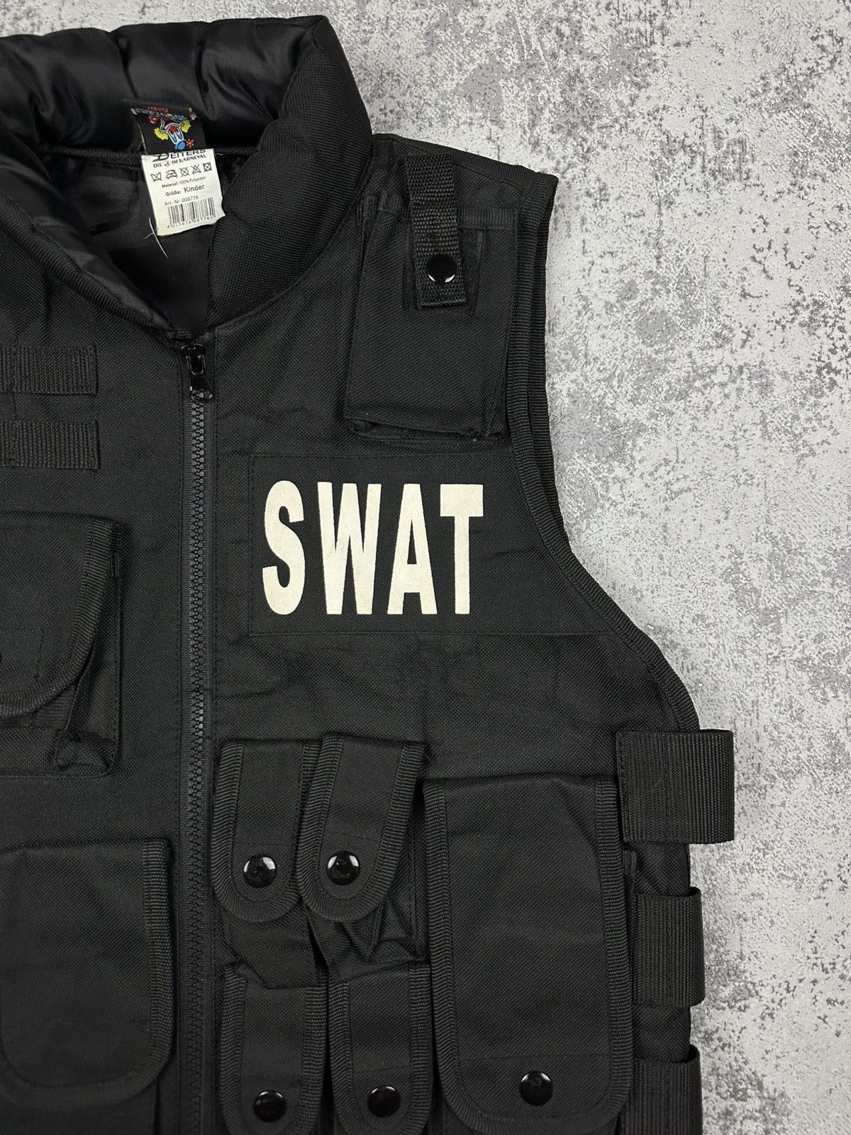 Other SWAT Tactical Vest Wish Black Multi Pocket Vintage Size US M / EU 48-50 / 2 - 5 Thumbnail