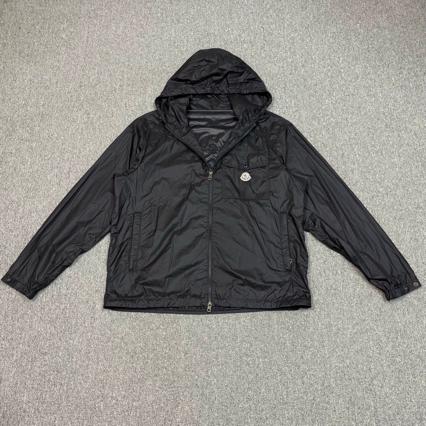 Moncler Moncler New Black Nylon Jacket Unused Size 6 Size US XXL / EU 58 / 5 - 1 Thumbnail