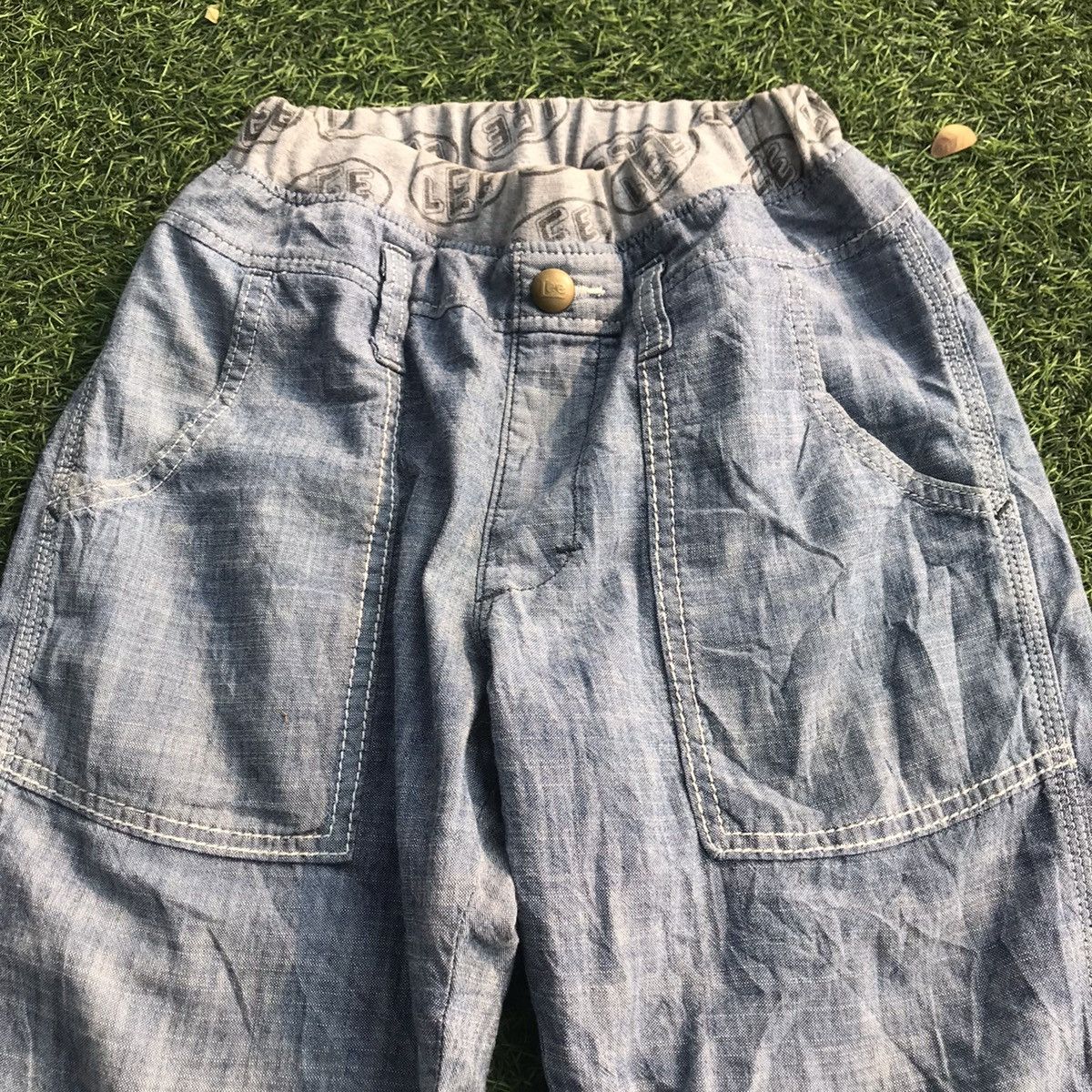 Lee × Vintage Vintage Lee Sanforized short pans union made 3/4 ankle short Size US 30 / EU 46 - 5 Thumbnail