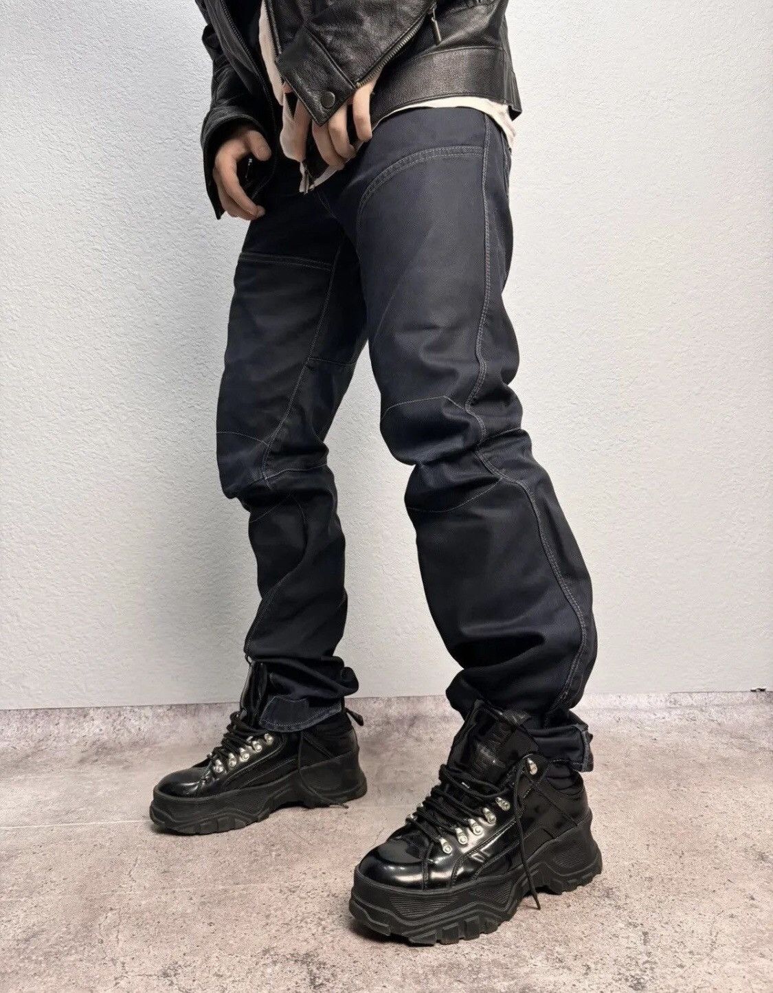 Other Vintage Junya Watanabe Bondage Style G Star Raw Cargo Pants Size US 31 - 2 Thumbnail