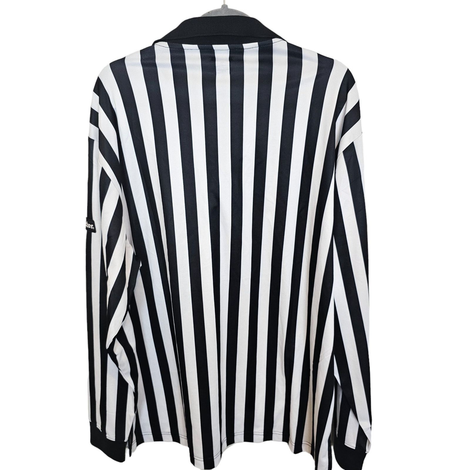 Foot Locker Foot Locker Mens Striped Referee Polo Shirt Sz XL Sporty Size US XL / EU 56 / 4 - 7 Thumbnail