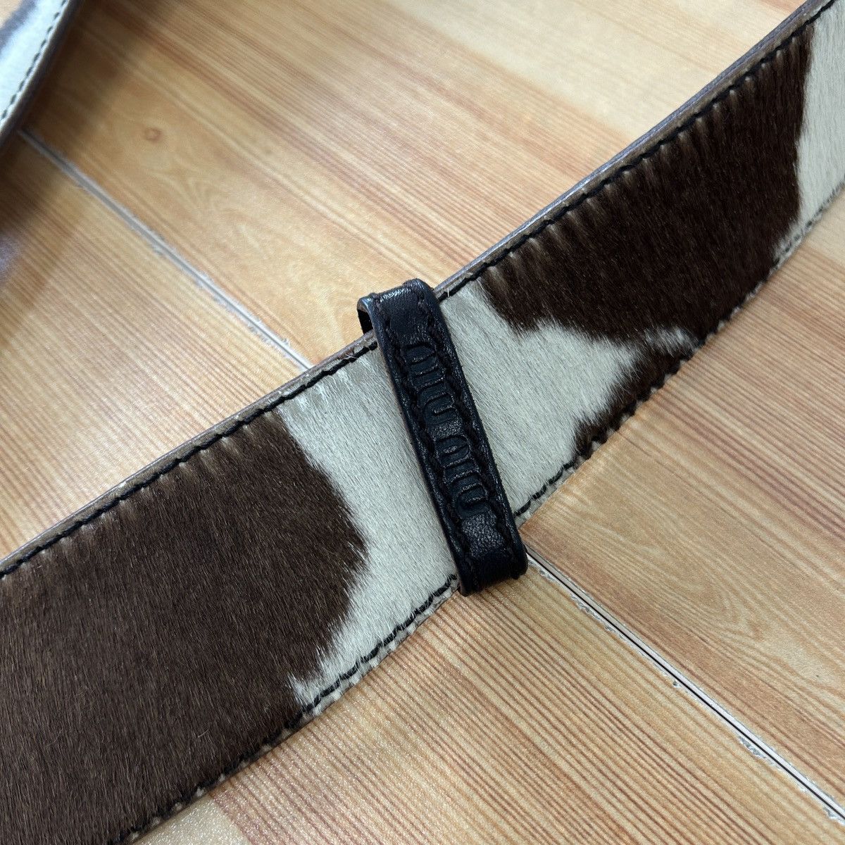 Miu Miu Miu Miu Cowhide Leather Belt Size ONE SIZE - 9 Thumbnail