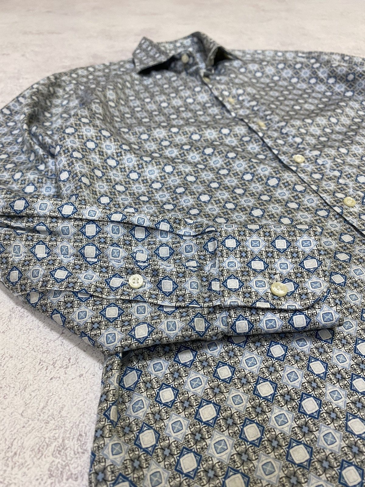 Etro ETRO Mens Multicolor Button Up Shirt Size 38 Size US S / EU 44-46 / 1 - 7 Thumbnail