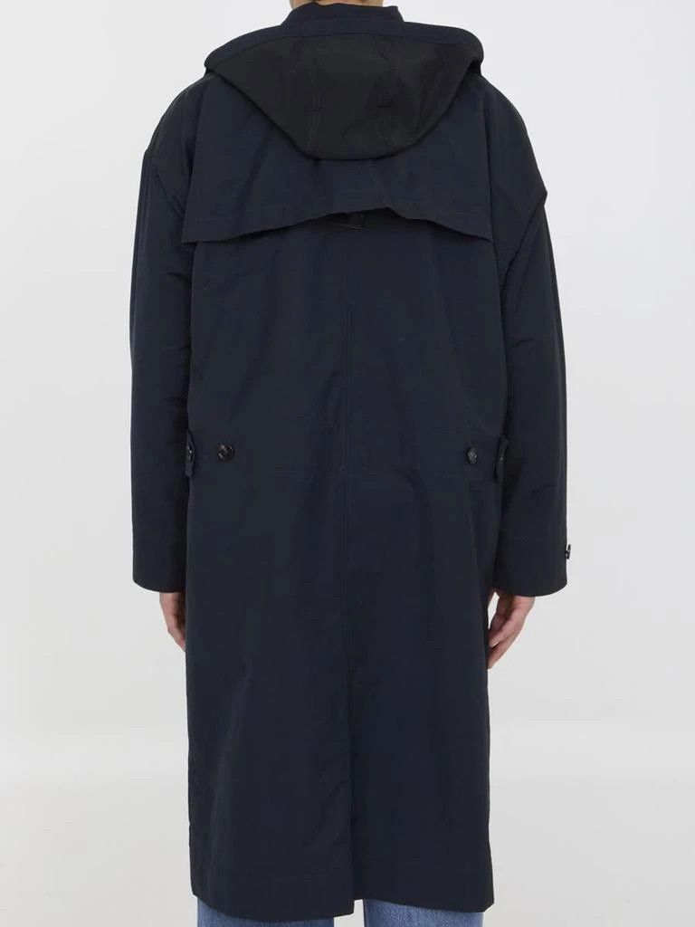 Bottega Veneta o1s1rm0326 Bi-Colour Tech Coat in Navy Size US M / EU 48-50 / 2 - 4 Thumbnail