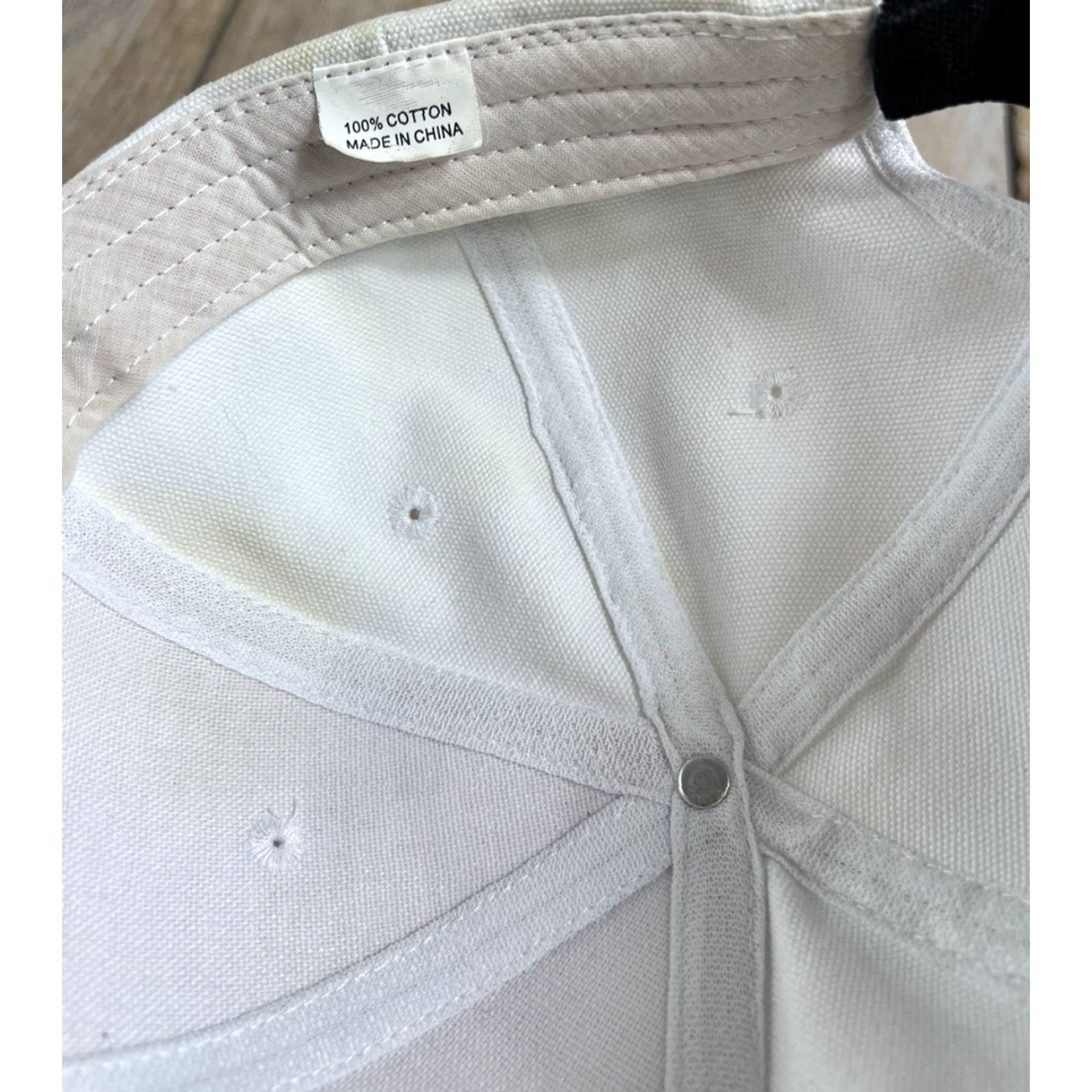 Vintage VINTAGE Winchester Ammunition Hat White Red Black Cap Adjustable Baseball Cap Men One Size White Cotton Size ONE SIZE - 6 Thumbnail
