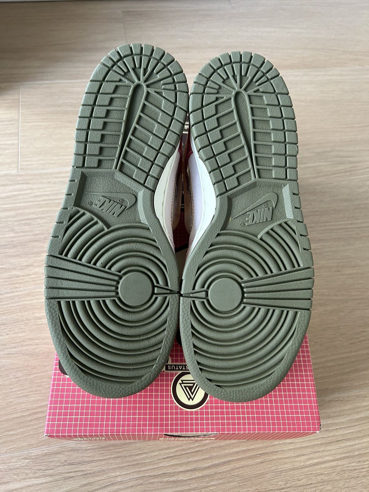 Nike × Social Status Nike Dunk Mid Free Lunch Strawberry Milk Size US 5.5 / IT 35.5 - 4 Thumbnail