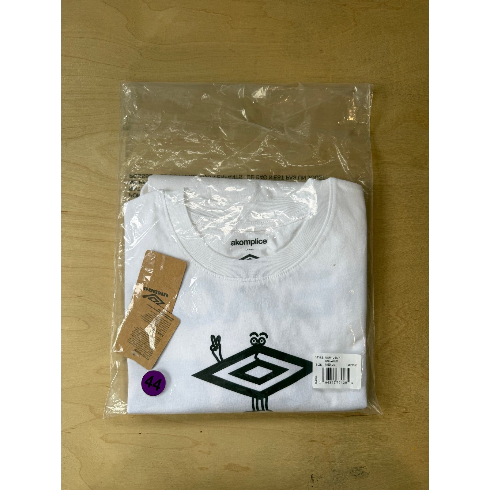 Umbro Akomplice x Umbro Peaceman Long Sleeve Tee White Size US M / EU 48-50 / 2 - 7 Thumbnail
