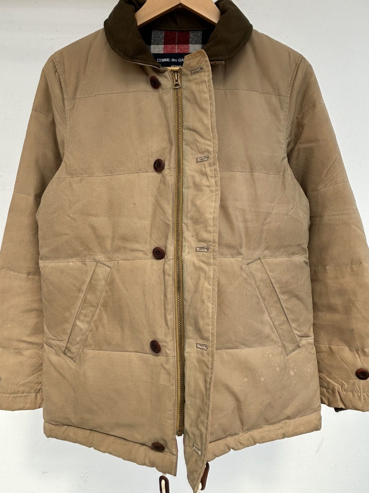 Comme des Garcons AD 2012 The British Millerain X CDG Jacket Vintage Beige Size US S / EU 44-46 / 1 - 5 Thumbnail